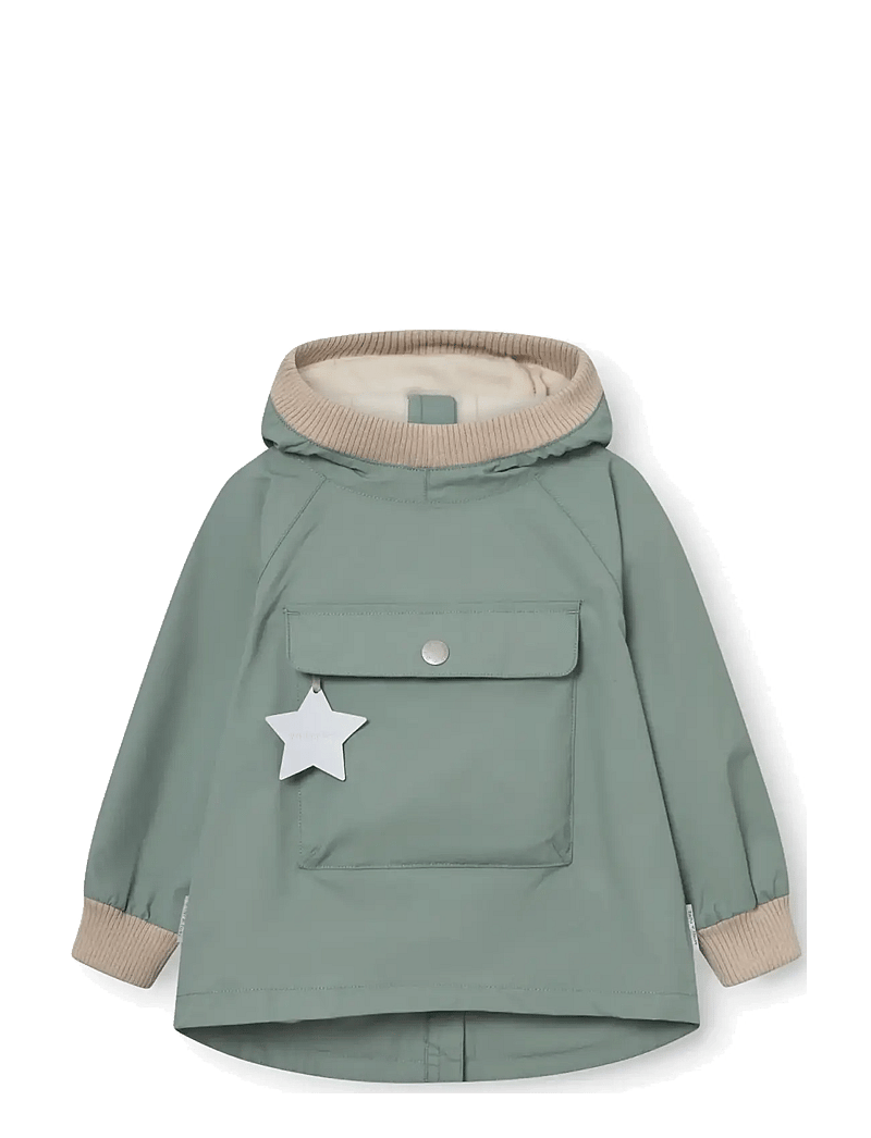 MINI A TURE - MATBABYVITO fleece lined spring anorac. GRS - anorakker - granite green - 1
