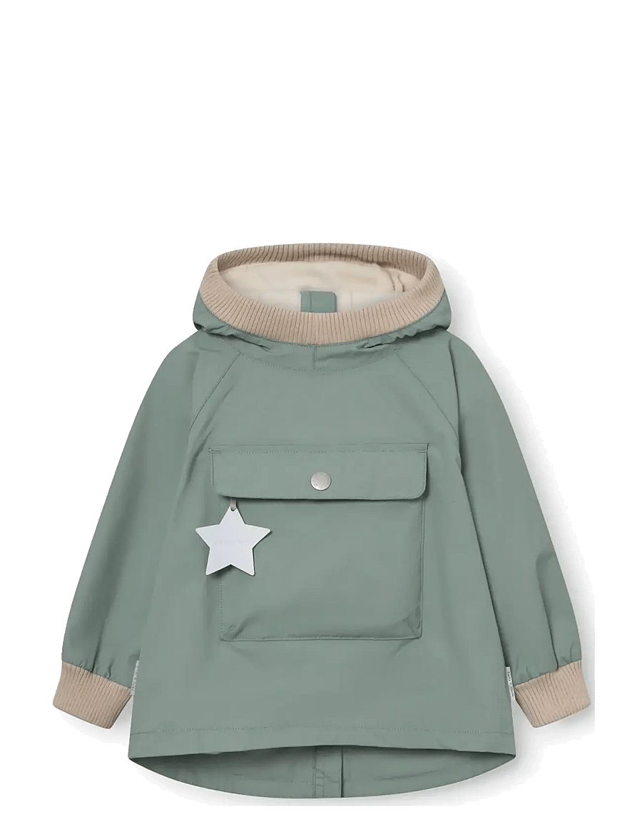 MINI A TURE - MATBABYVITO fleece lined spring anorac. GRS - anorakker - granite green - 1