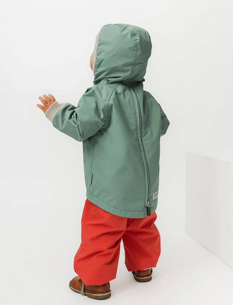 MINI A TURE - MATBABYVITO fleece lined spring anorac. GRS - anorakker - granite green - 4