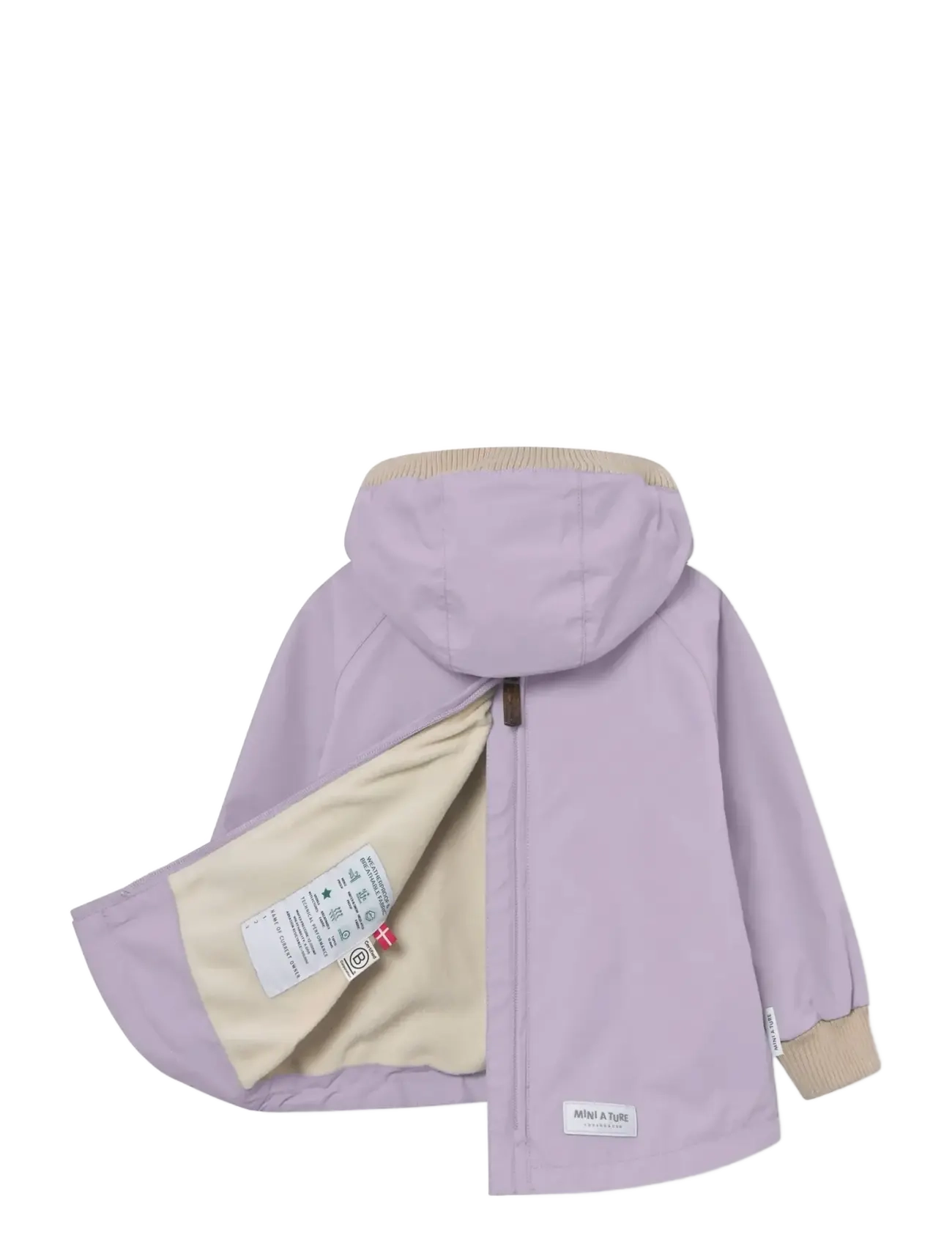 MINI A TURE - MATBABYVITO fleece lined spring anorac. GRS - anoraks - minimal lilac - 2