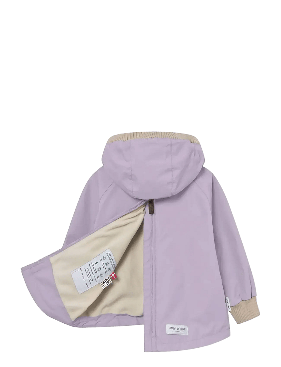 MINI A TURE - MATBABYVITO fleece lined spring anorac. GRS - anoraks - minimal lilac - 2