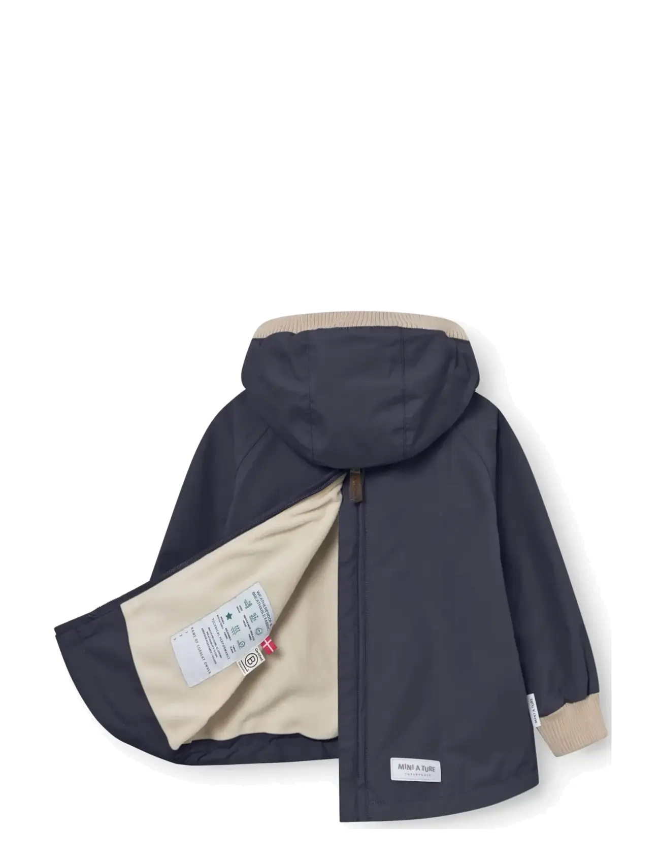 MINI A TURE - MATBABYVITO fleece lined spring anorac. GRS - anorakker - ombre blue - 1