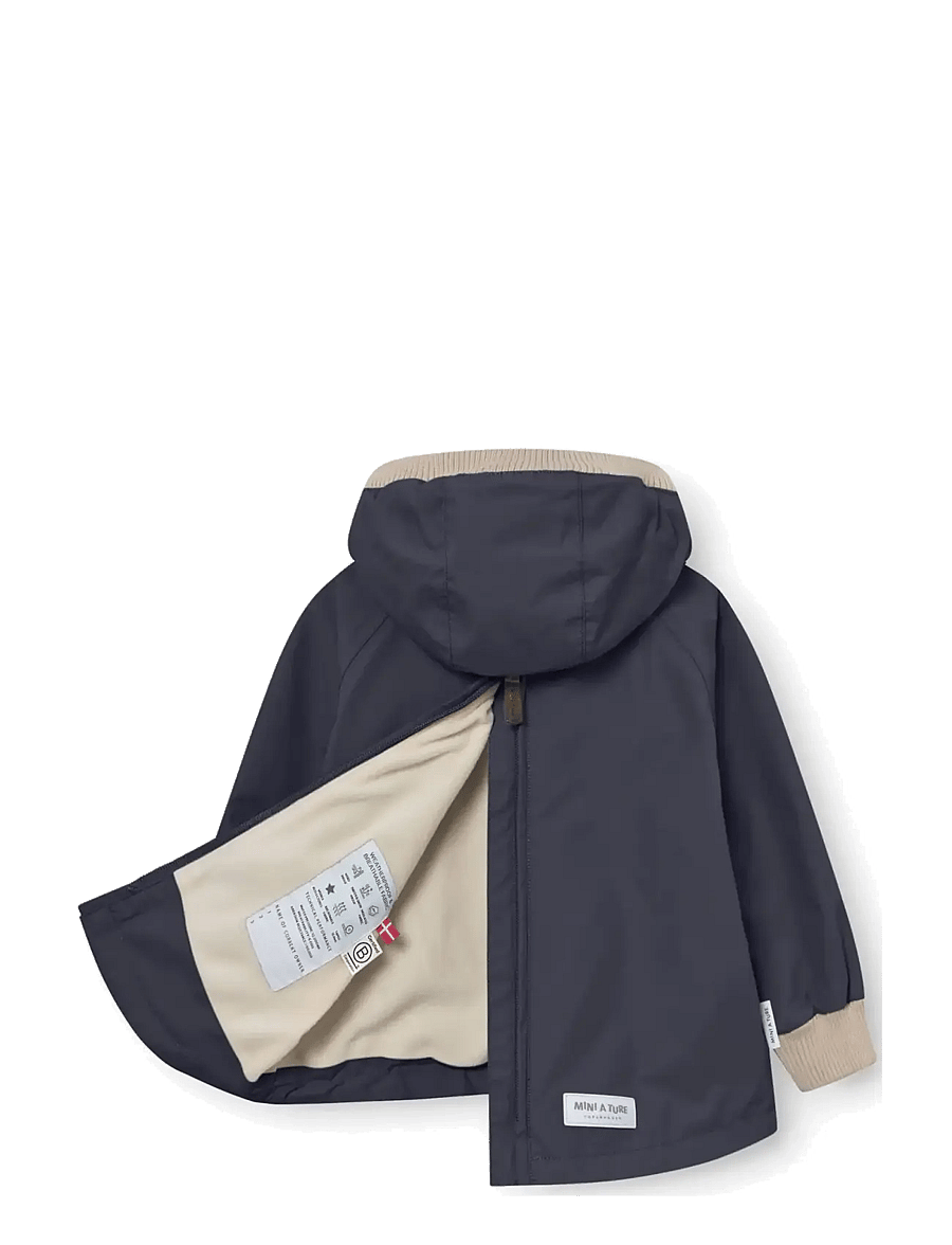 MINI A TURE - MATBABYVITO fleece lined spring anorac. GRS - anorakker - ombre blue - 1