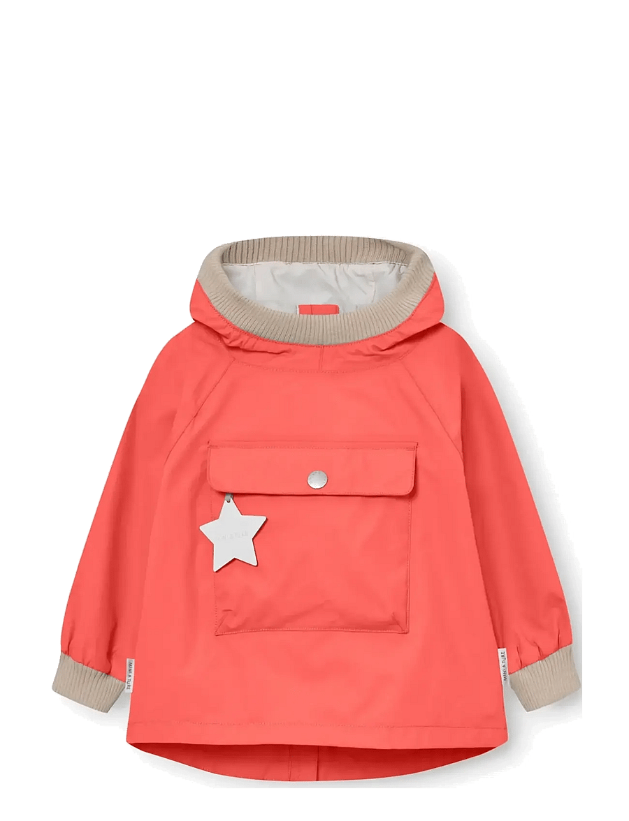 MINI A TURE - MATBABYVITO fleece lined spring anorac. GRS - anorakker - paprika red - 0