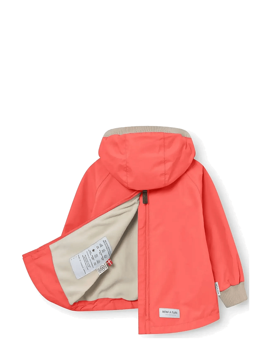 MINI A TURE - MATBABYVITO fleece lined spring anorac. GRS - anorakker - paprika red - 2