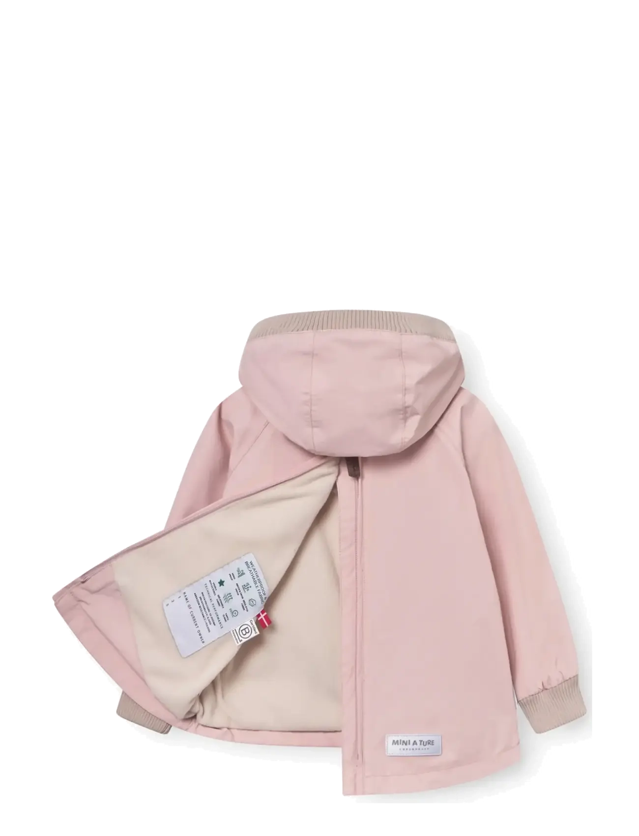 MINI A TURE - MATBABYVITO fleece lined spring anorac. GRS - anorakker - rose smoke - 2