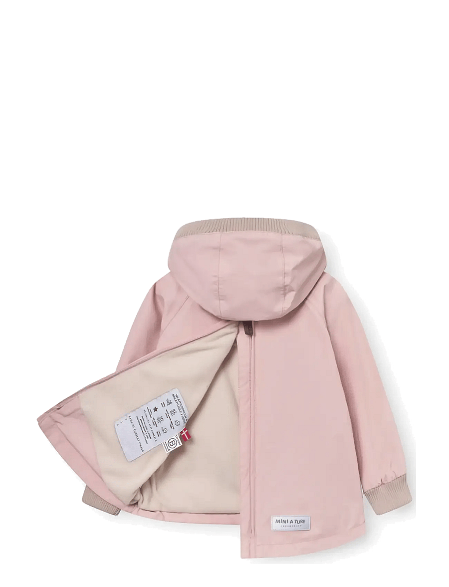 MINI A TURE - MATBABYVITO fleece lined spring anorac. GRS - anorakker - rose smoke - 2