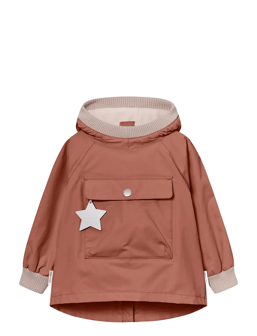 MINI A TURE - MATBABYVITO fleece lined spring anorac. GRS - anoraks - rustic brown - 0