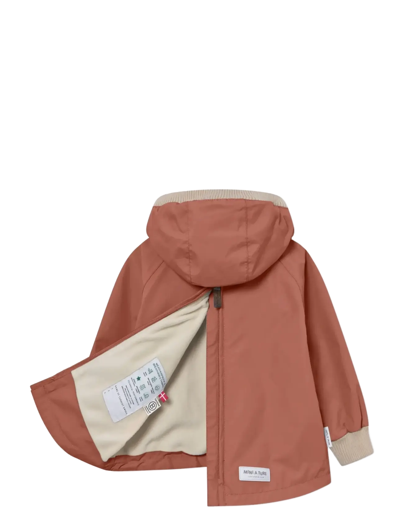 MINI A TURE - MATBABYVITO fleece lined spring anorac. GRS - anoraks - rustic brown - 2