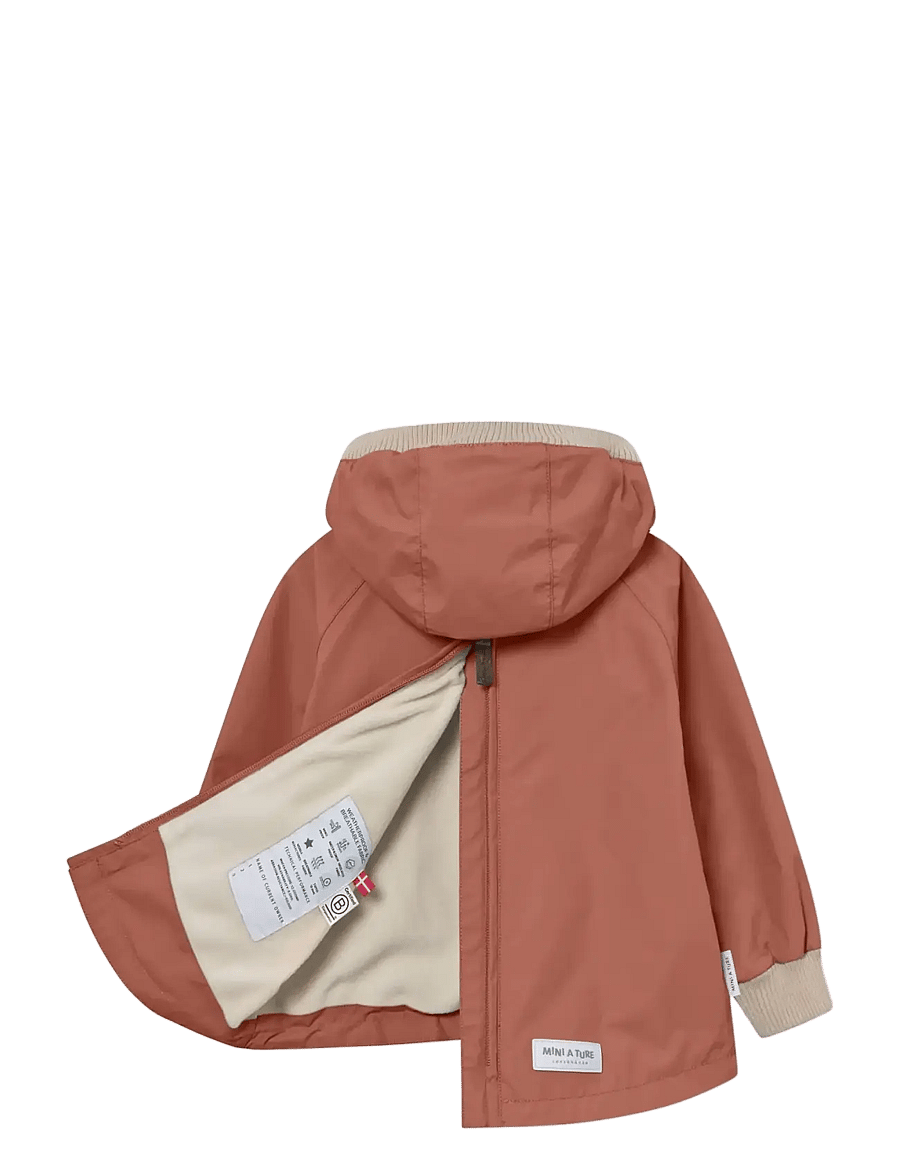 MINI A TURE - MATBABYVITO fleece lined spring anorac. GRS - anoraks - rustic brown - 2