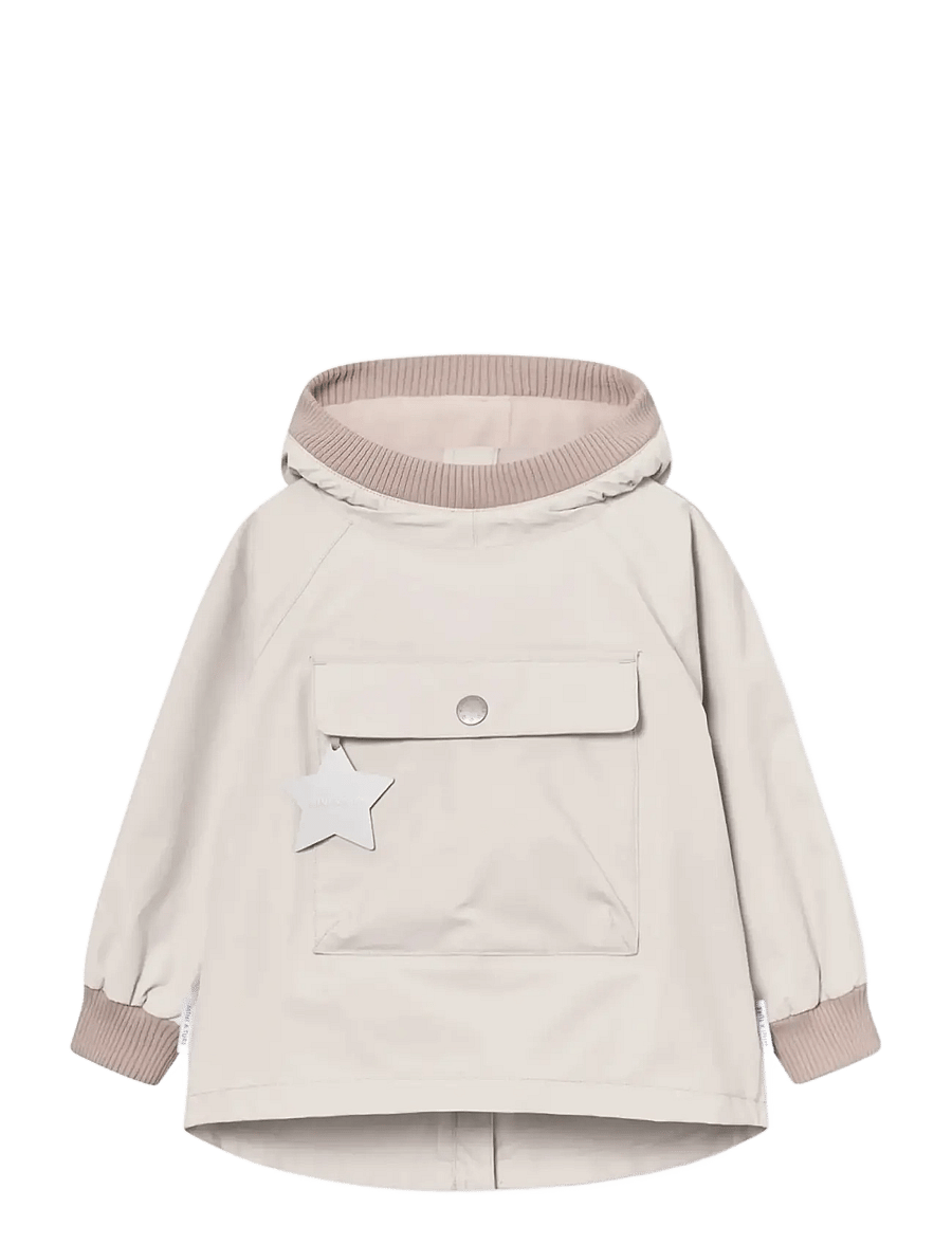 MINI A TURE - MATBABYVITO fleece lined spring anorac. GRS - anoraks - sandshell - 0