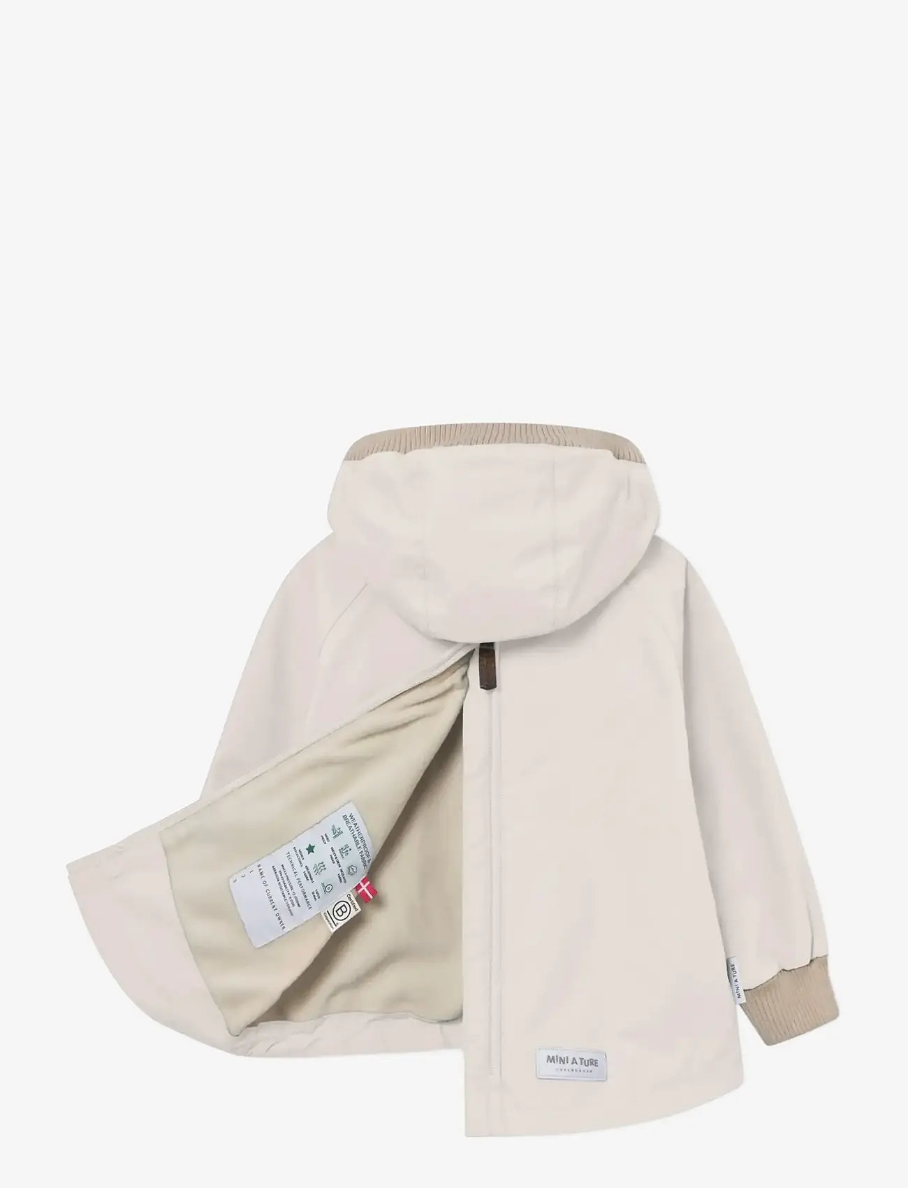 MINI A TURE - MATBABYVITO fleece lined spring anorac. GRS - anorakker - sandshell - 2