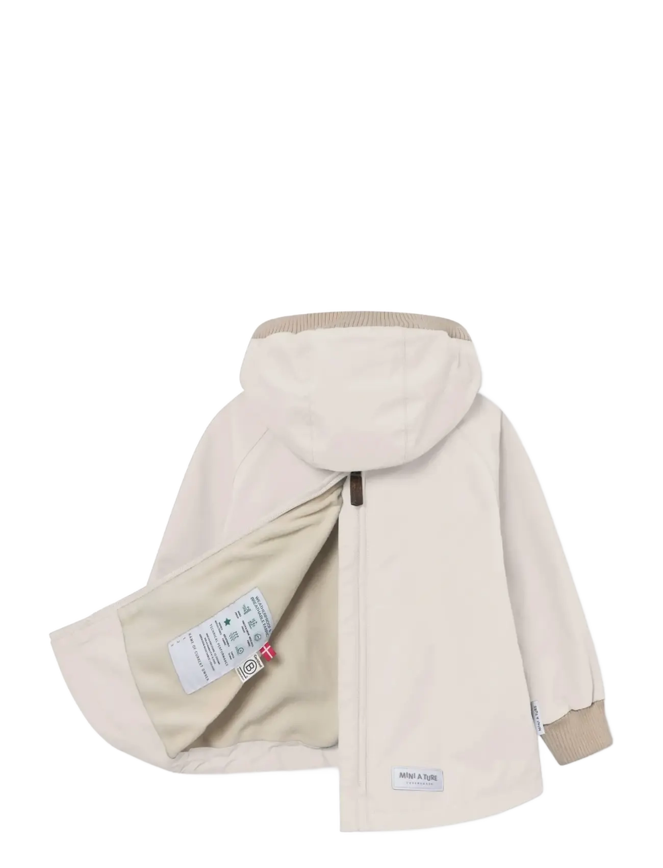 MINI A TURE - MATBABYVITO fleece lined spring anorac. GRS - anoraks - sandshell - 2