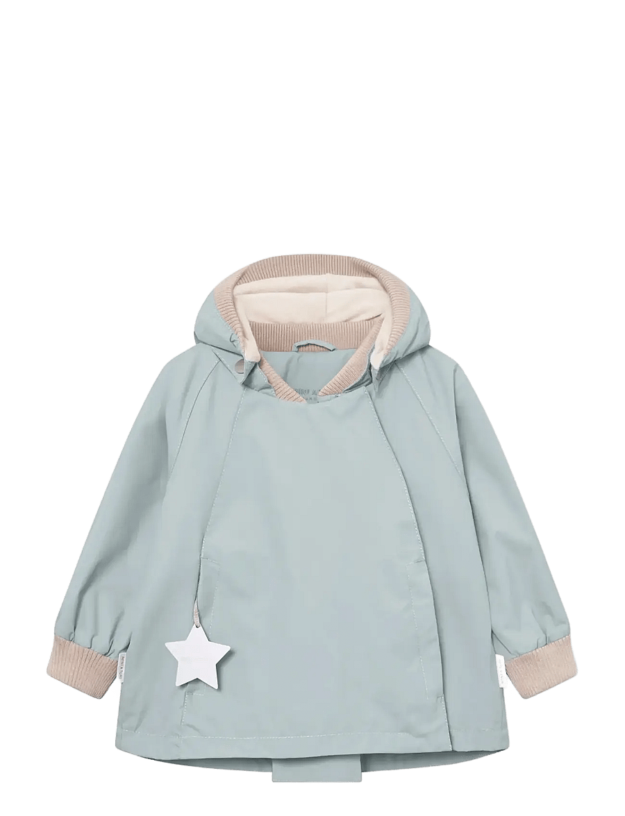 MINI A TURE - MATWIAMI fleece lined jacket. GRS - termojakid - cloud blue - 0