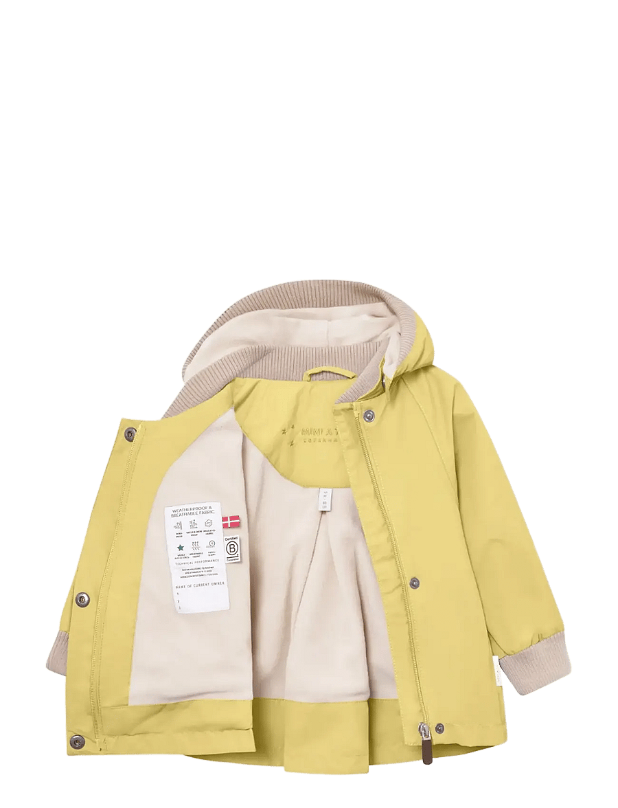MINI A TURE - MATWIAMI fleece lined jacket. GRS - thermo-jacken - dusky citron - 2