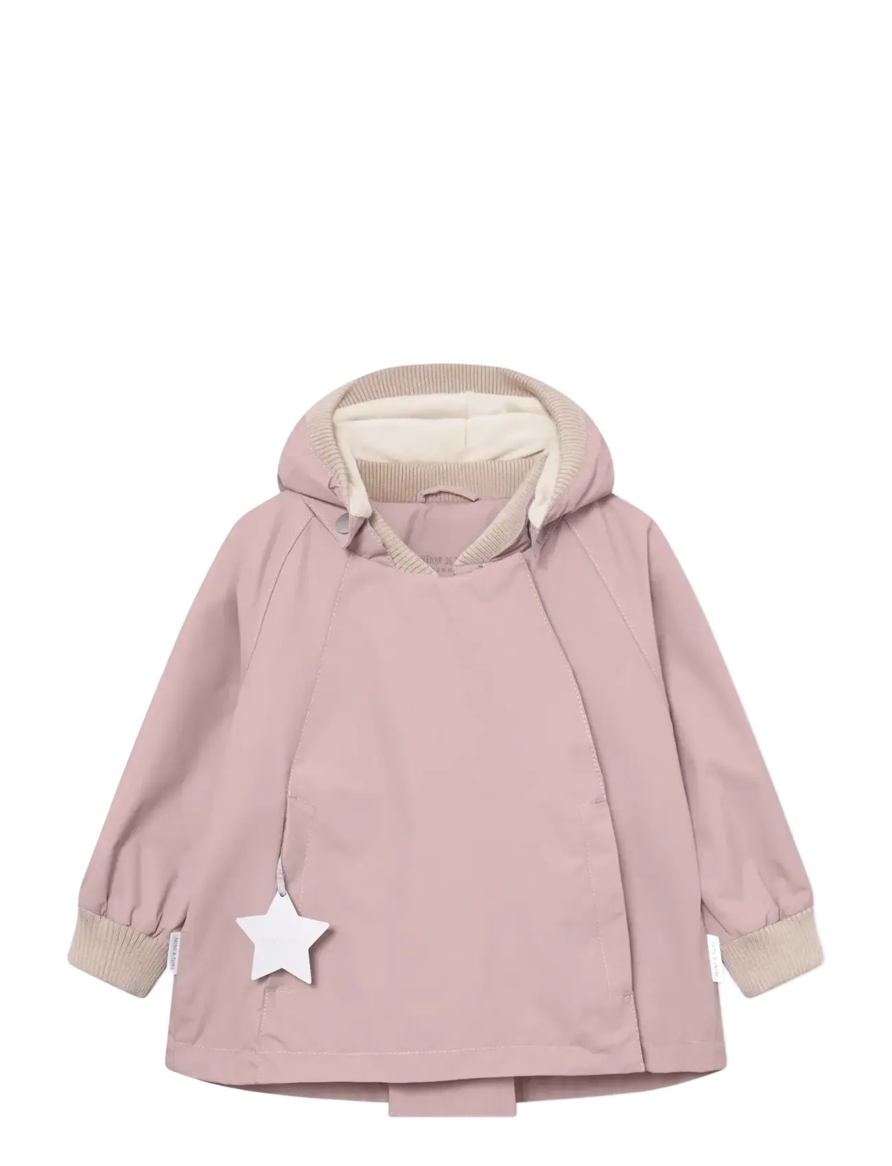 MINI A TURE MATWIAMI fleece lined jacket. GRS - Jakker - ROSE SMOKE / pink/rose