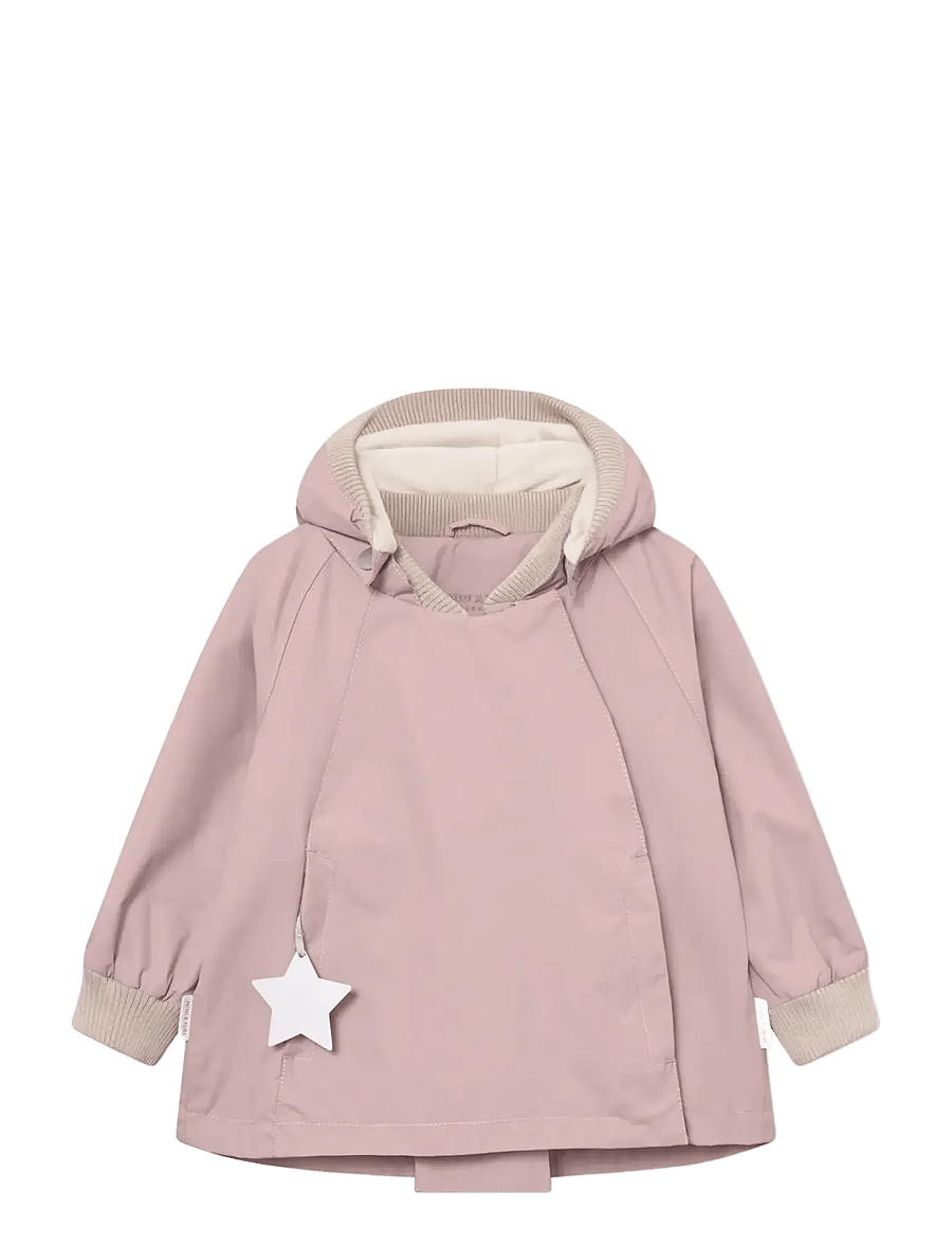 MINI A TURE - MATWIAMI fleece lined jacket. GRS - termojakid - rose smoke - 0