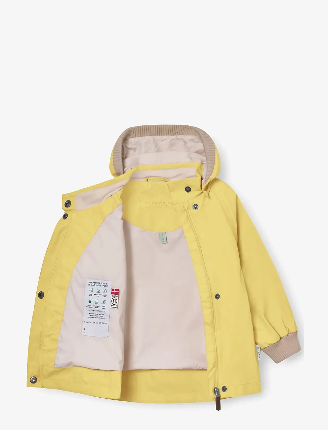 MINI A TURE - MATWAI jacket. GRS - anoraker - dusky citron - 2