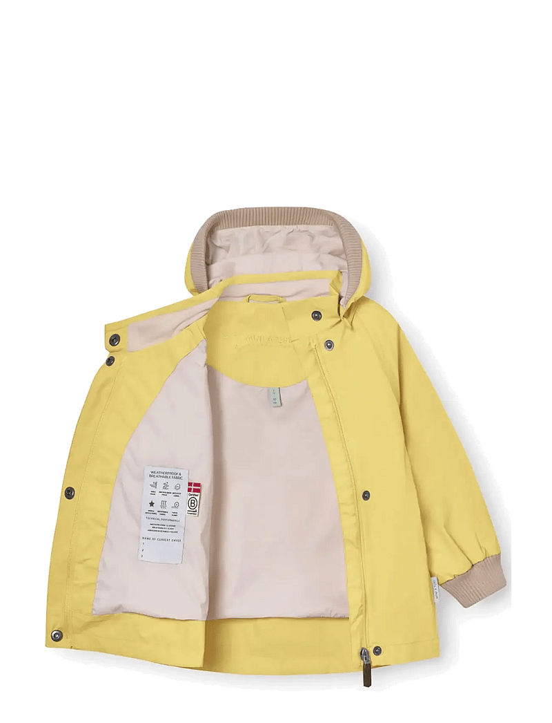 MINI A TURE - MATWAI jacket. GRS - anoraker - dusky citron - 2