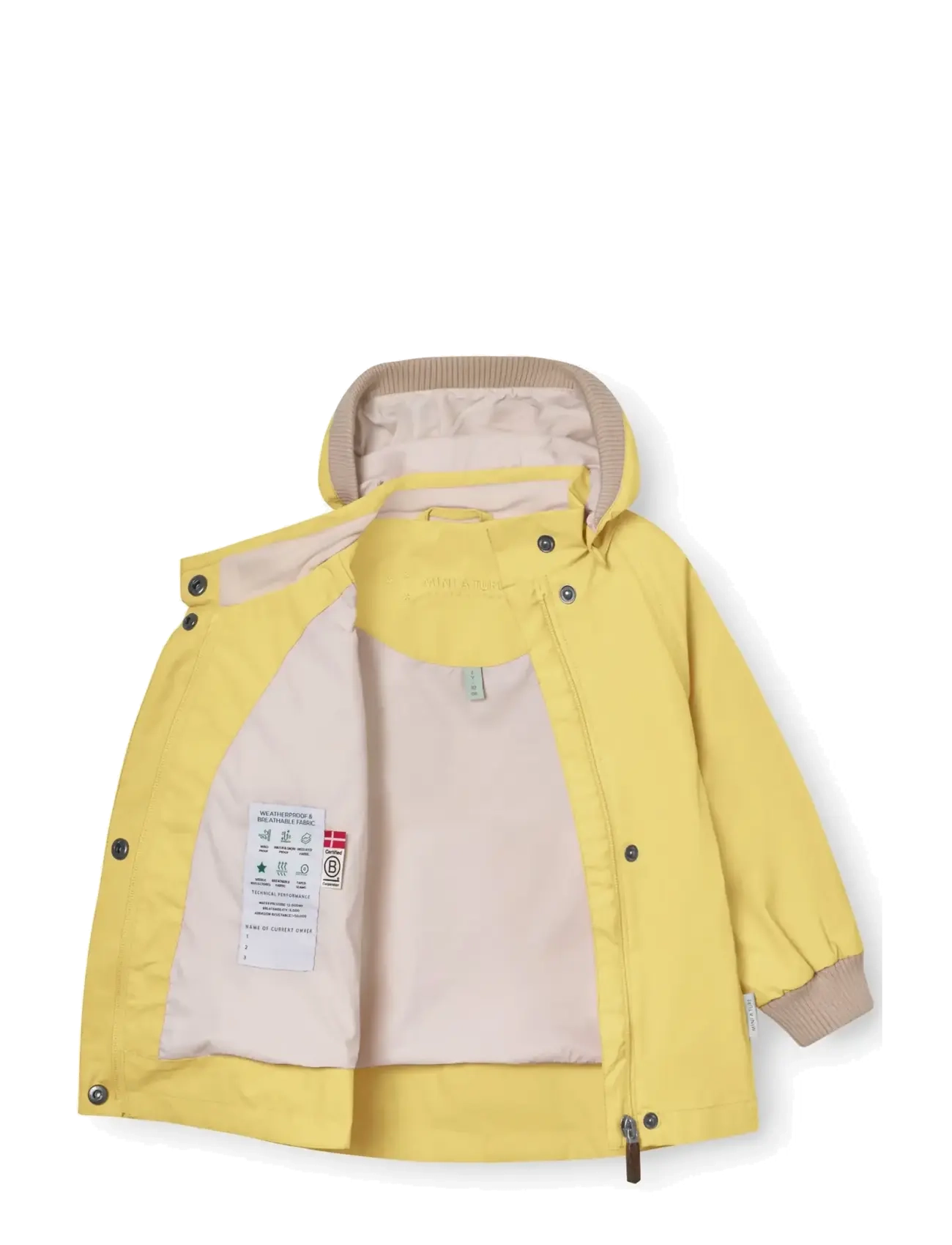 MINI A TURE - MATWAI jacket. GRS - anorakker - dusky citron - 2