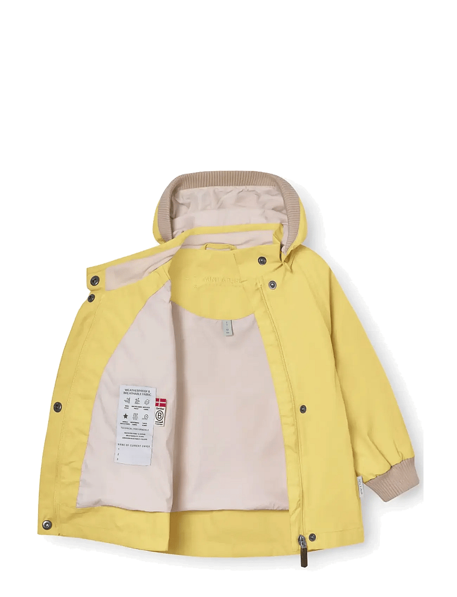 MINI A TURE - MATWAI jacket. GRS - anorakker - dusky citron - 2