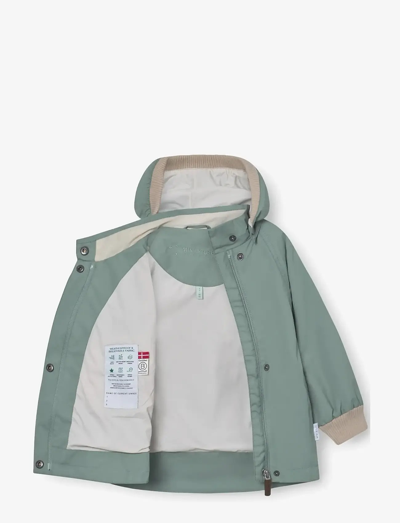 MINI A TURE - MATWAI jacket. GRS - anorakker - granite green - 2