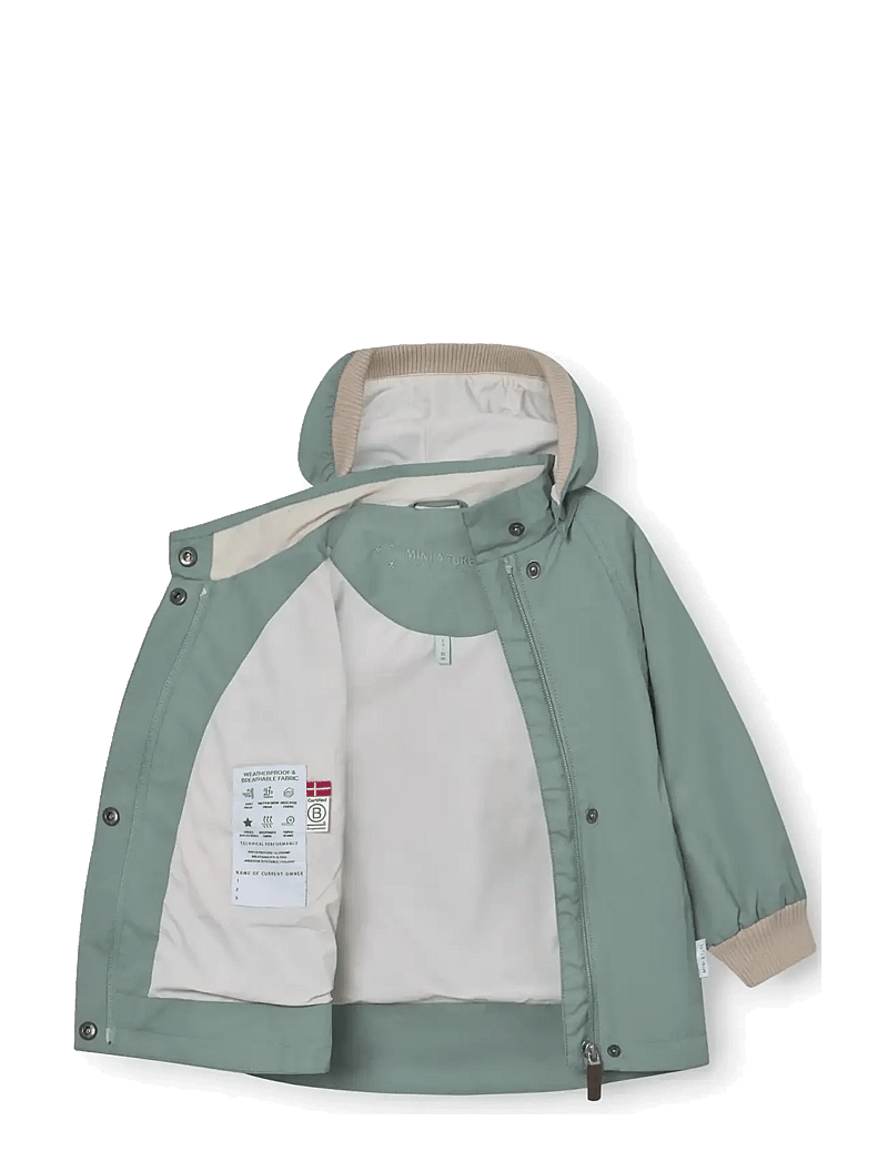 MINI A TURE - MATWAI jacket. GRS - anorakker - granite green - 2