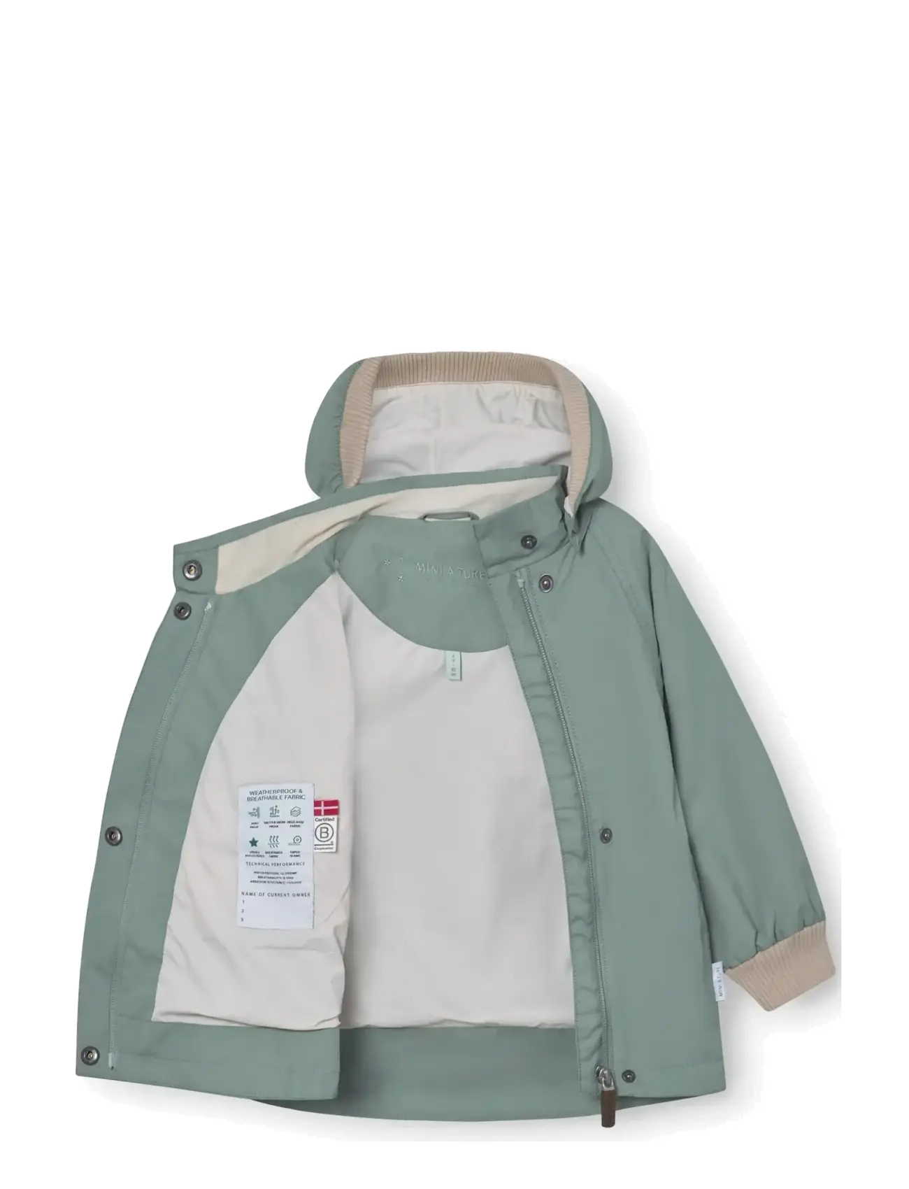 MINI A TURE - MATWAI jacket. GRS - anorakker - granite green - 2