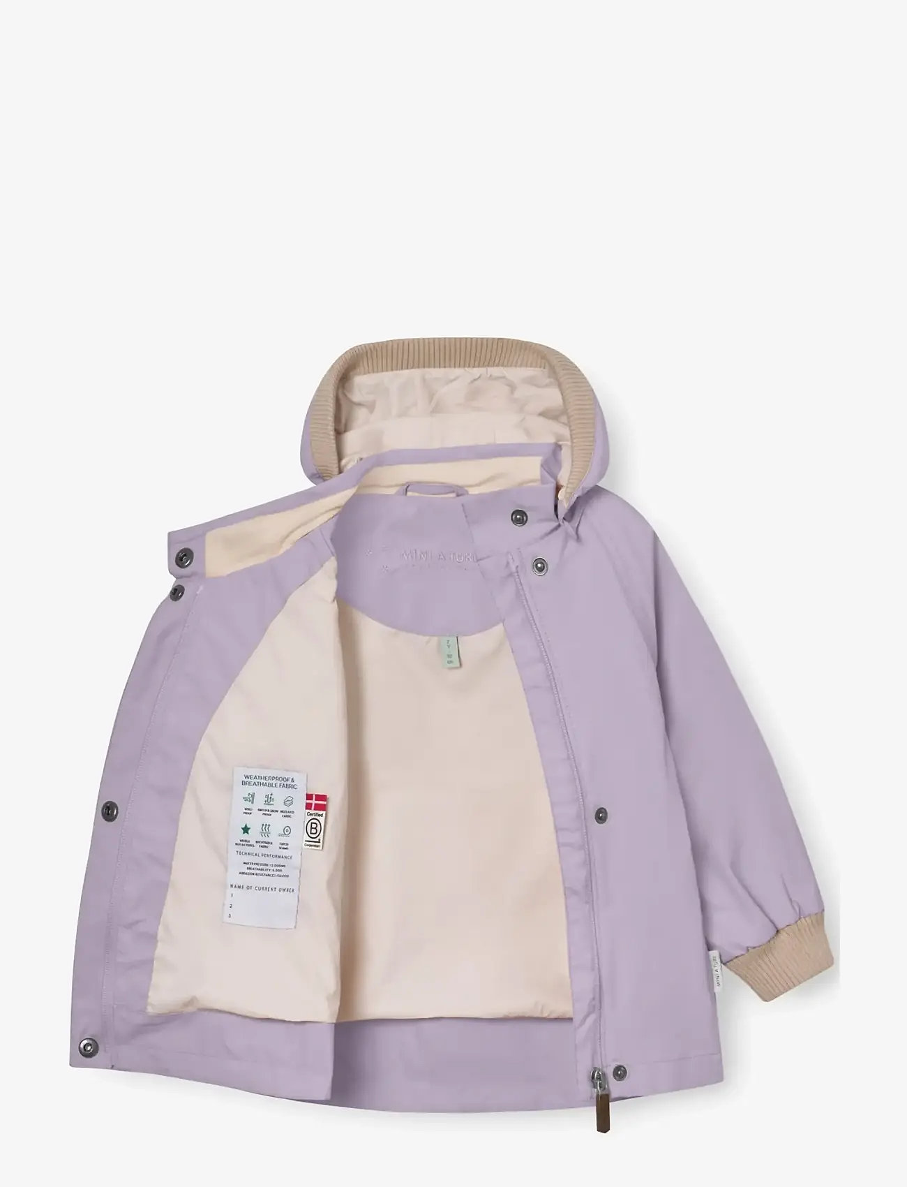 MINI A TURE - MATWAI jacket. GRS - anorakid - minimal lilac - 2