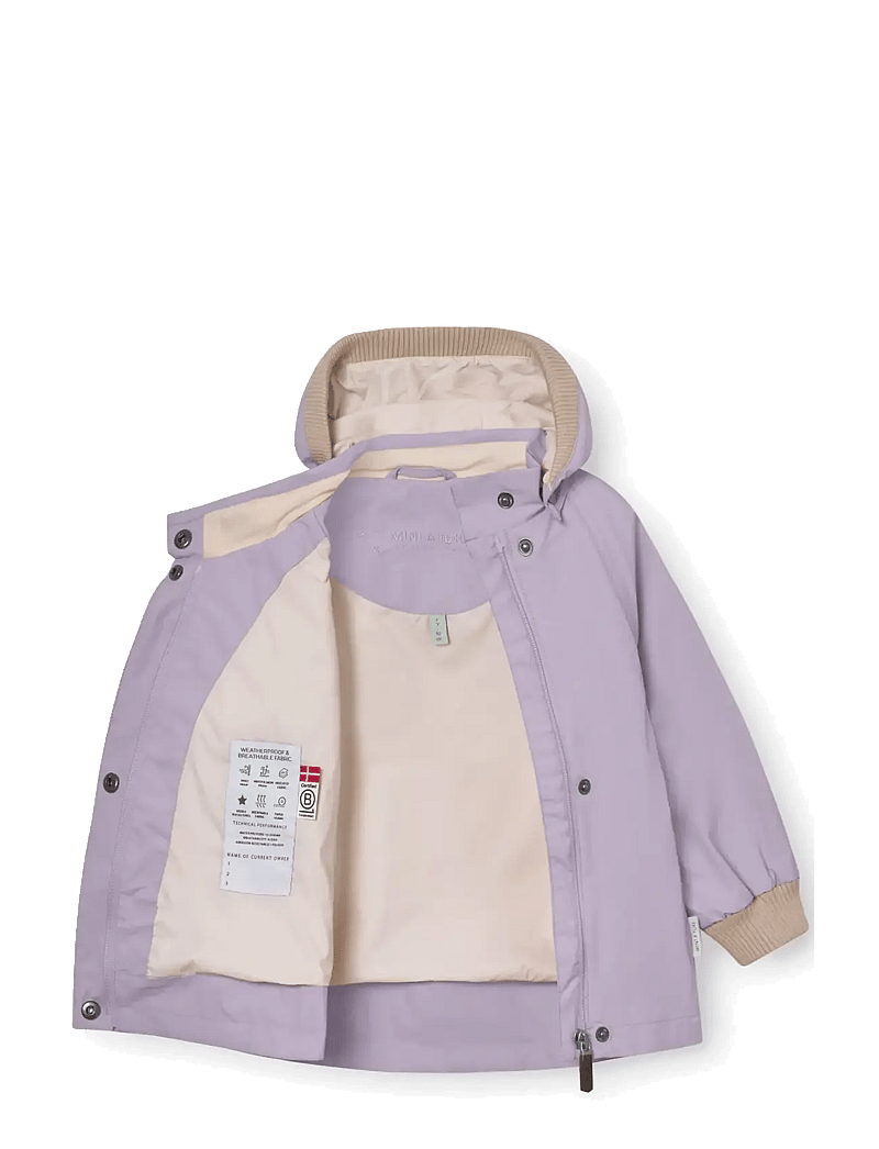 MINI A TURE - MATWAI jacket. GRS - anorakid - minimal lilac - 2