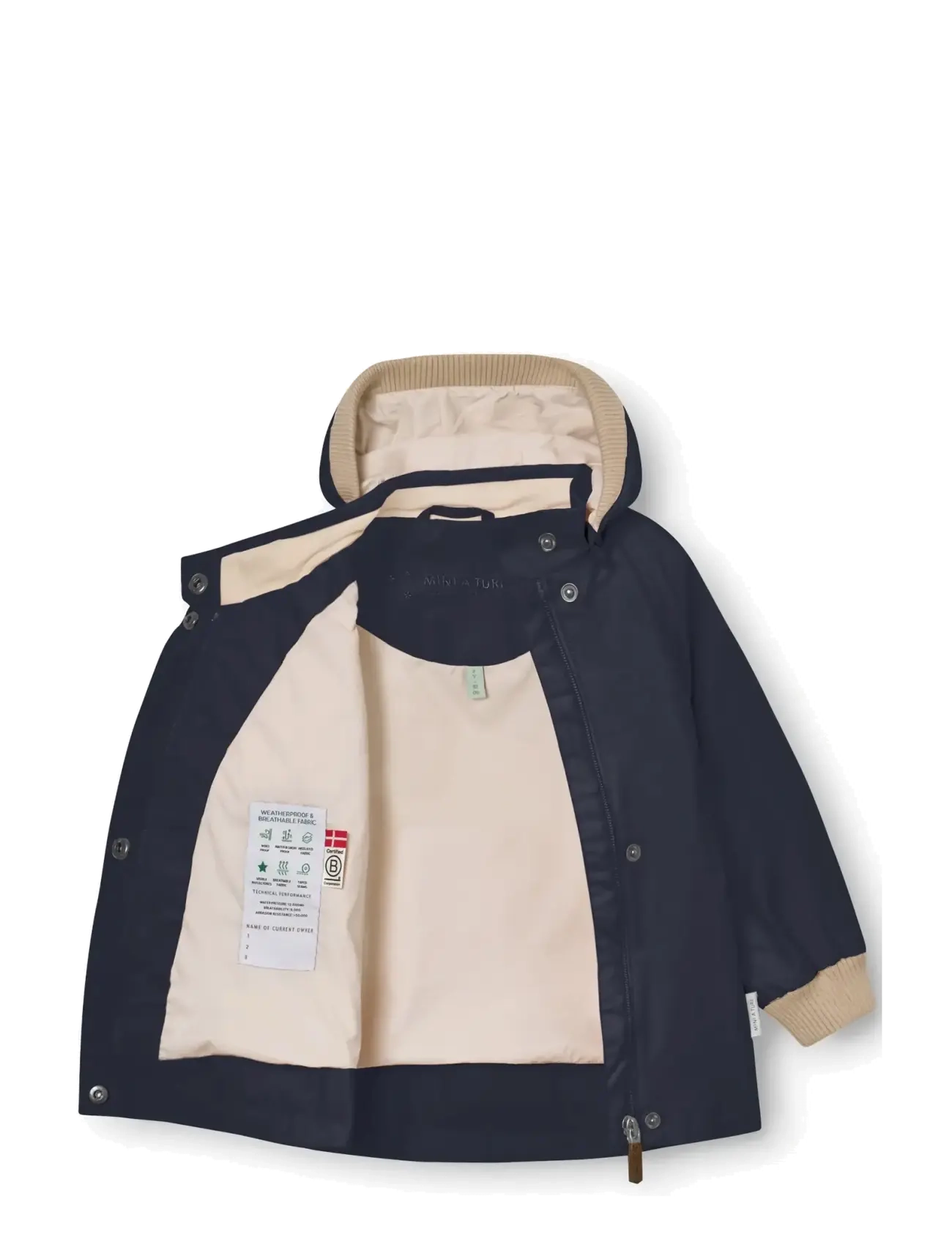 MINI A TURE - MATWAI jacket. GRS - anorakker - ombre blue - 2