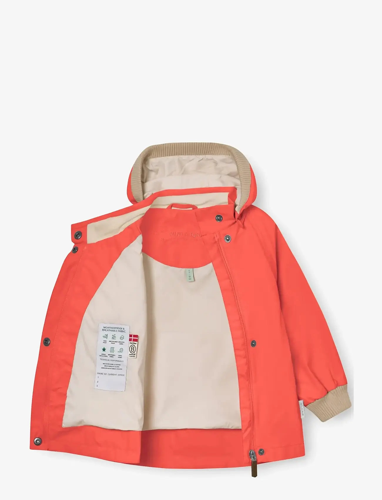 MINI A TURE - MATWAI jacket. GRS - anorakid - paprika red - 2