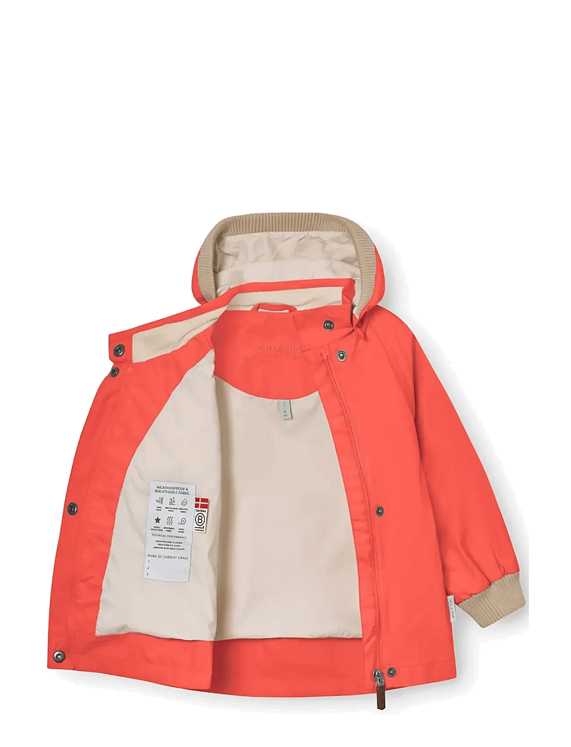 MINI A TURE - MATWAI jacket. GRS - anorakid - paprika red - 2
