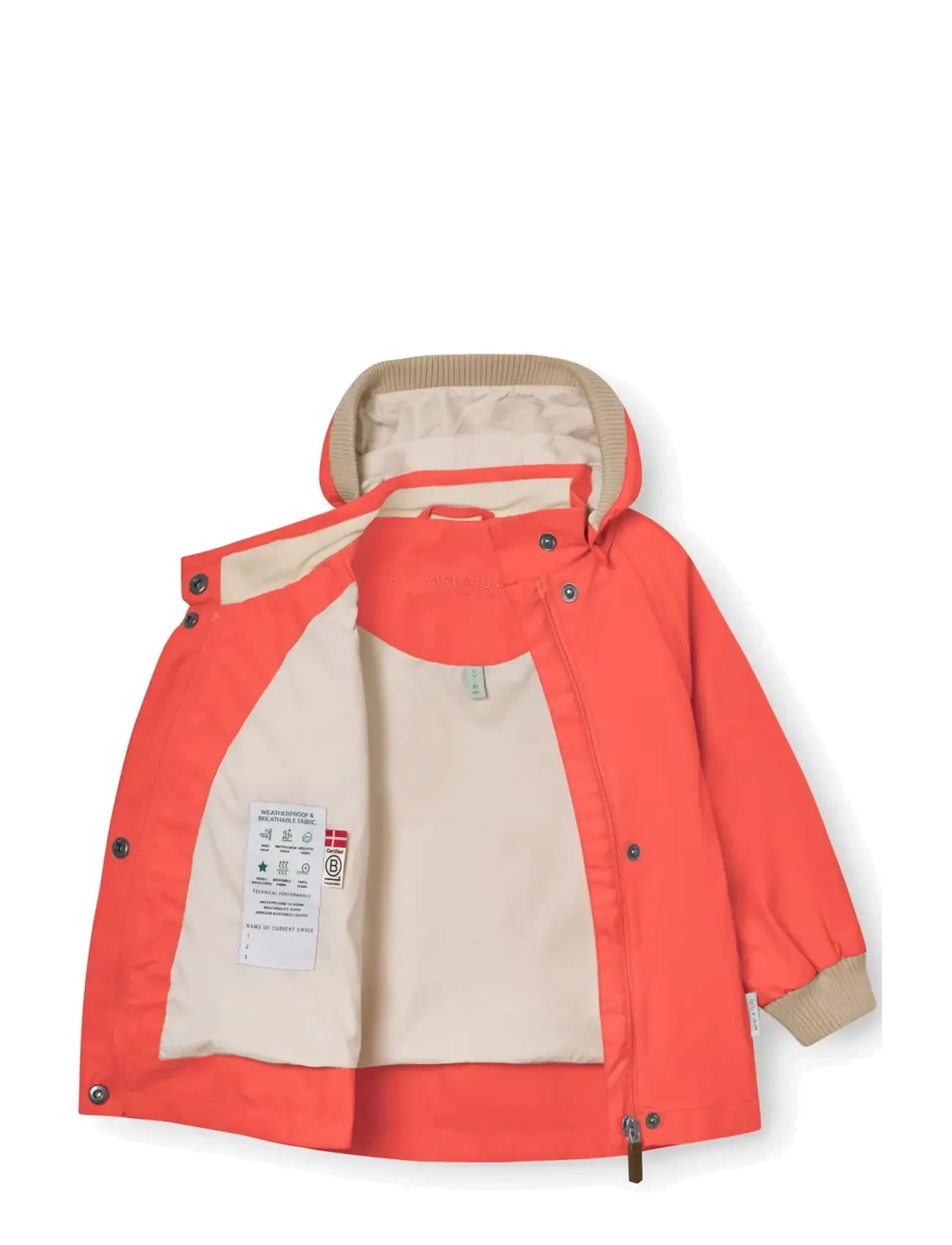 MINI A TURE - MATWAI jacket. GRS - anoraks - paprika red - 2