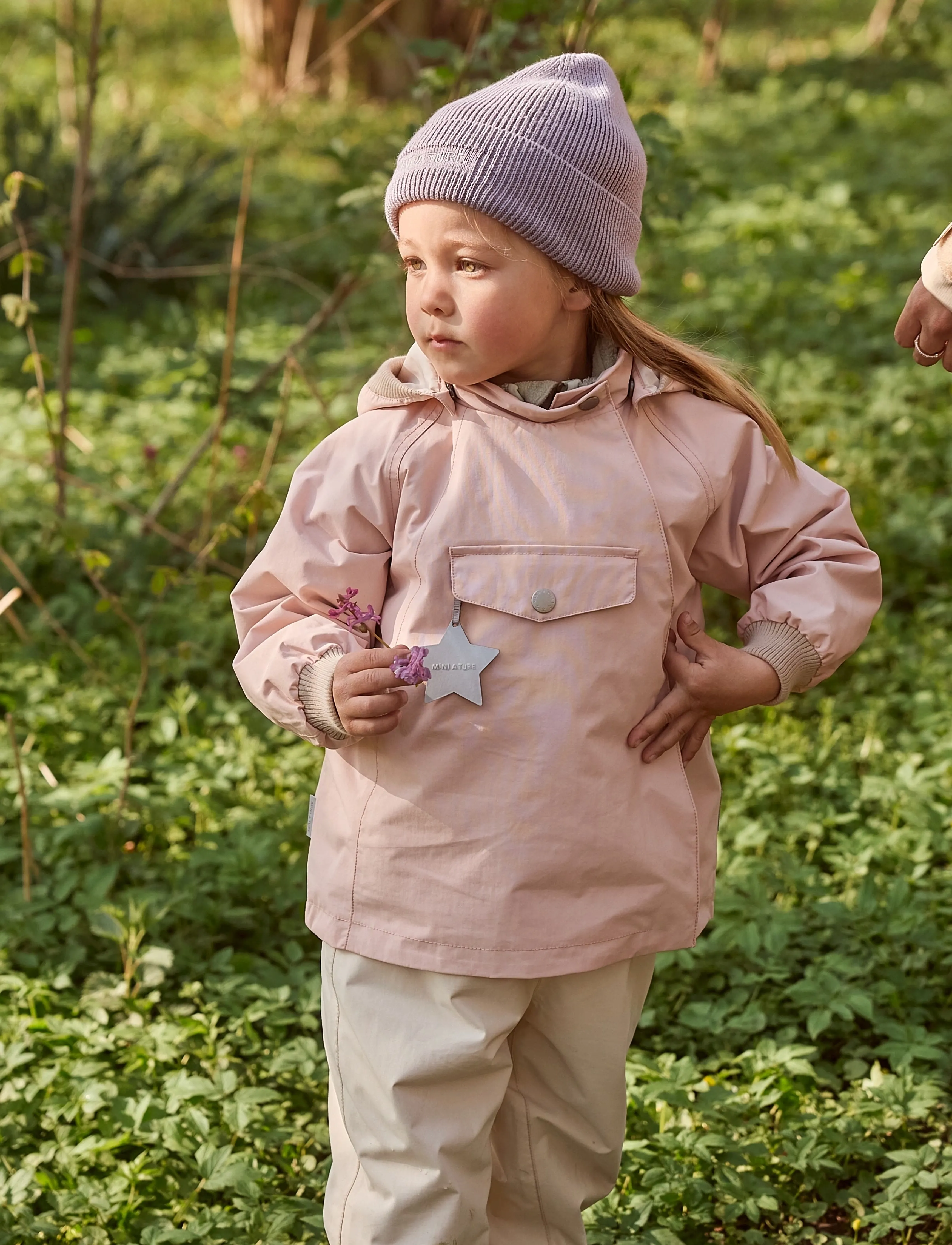 MINI A TURE MATWAI jacket. GRS - MINI A TURE - ROSE SMOKE / pink/rose