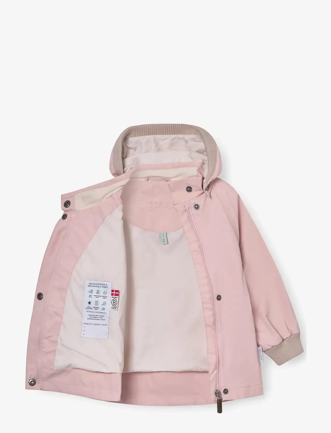 MINI A TURE - MATWAI jacket. GRS - anorakker - rose smoke - 3