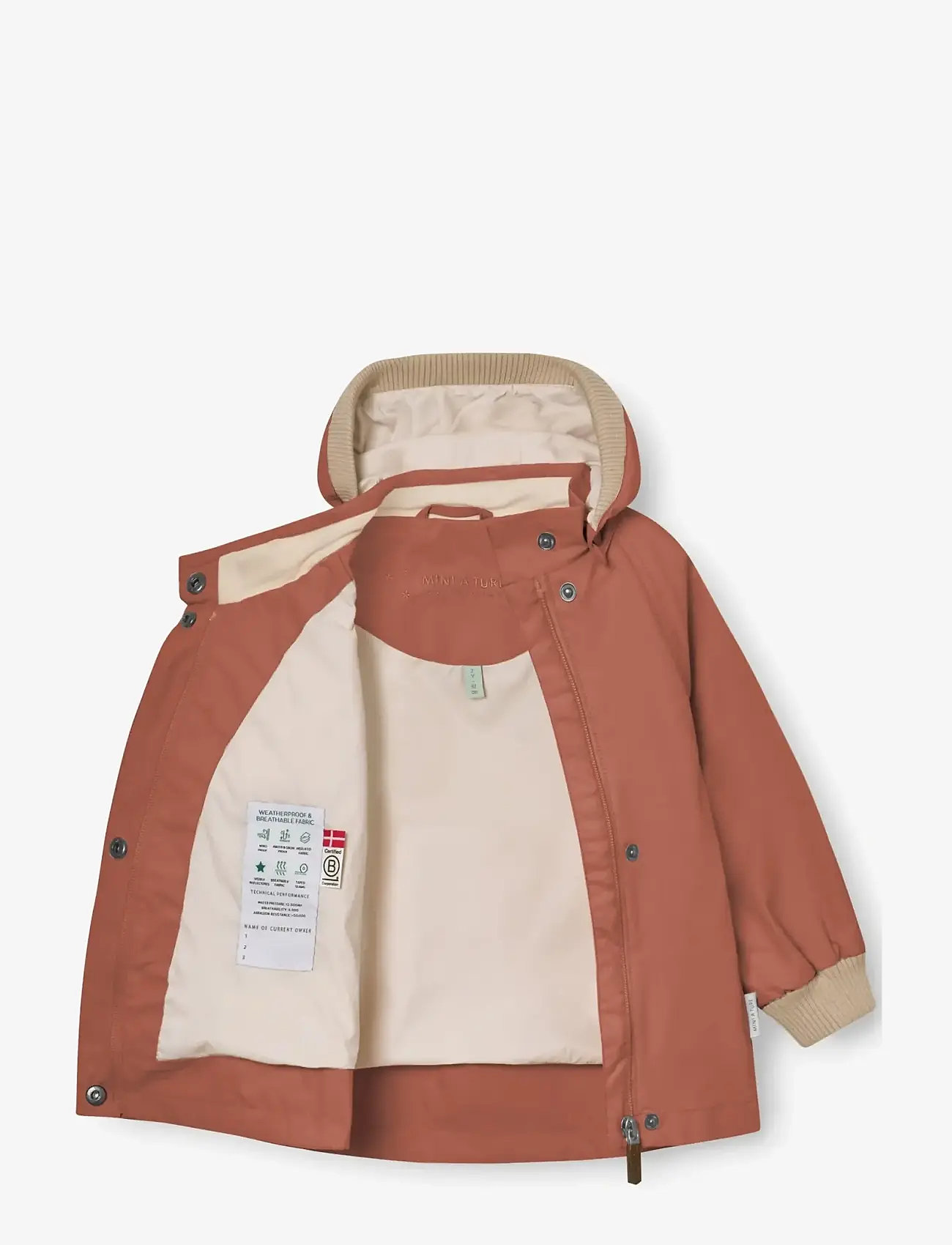 MINI A TURE - MATWAI jacket. GRS - anoraks - rustic brown - 2