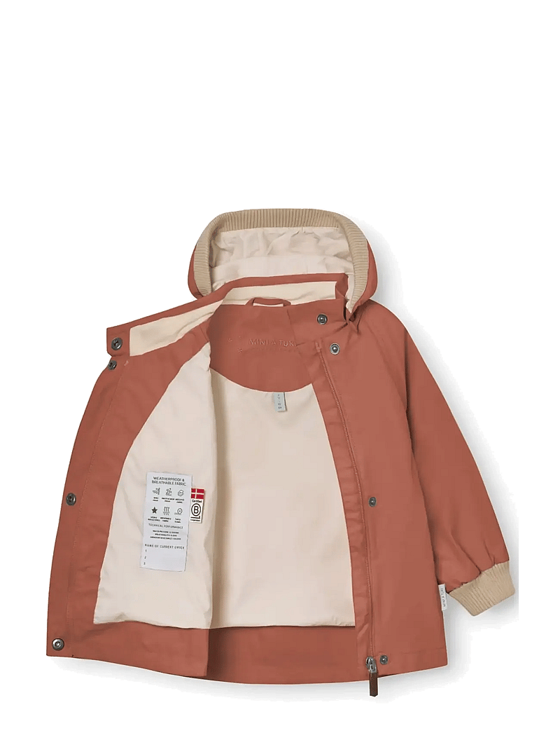 MINI A TURE - MATWAI jacket. GRS - anoraks - rustic brown - 2