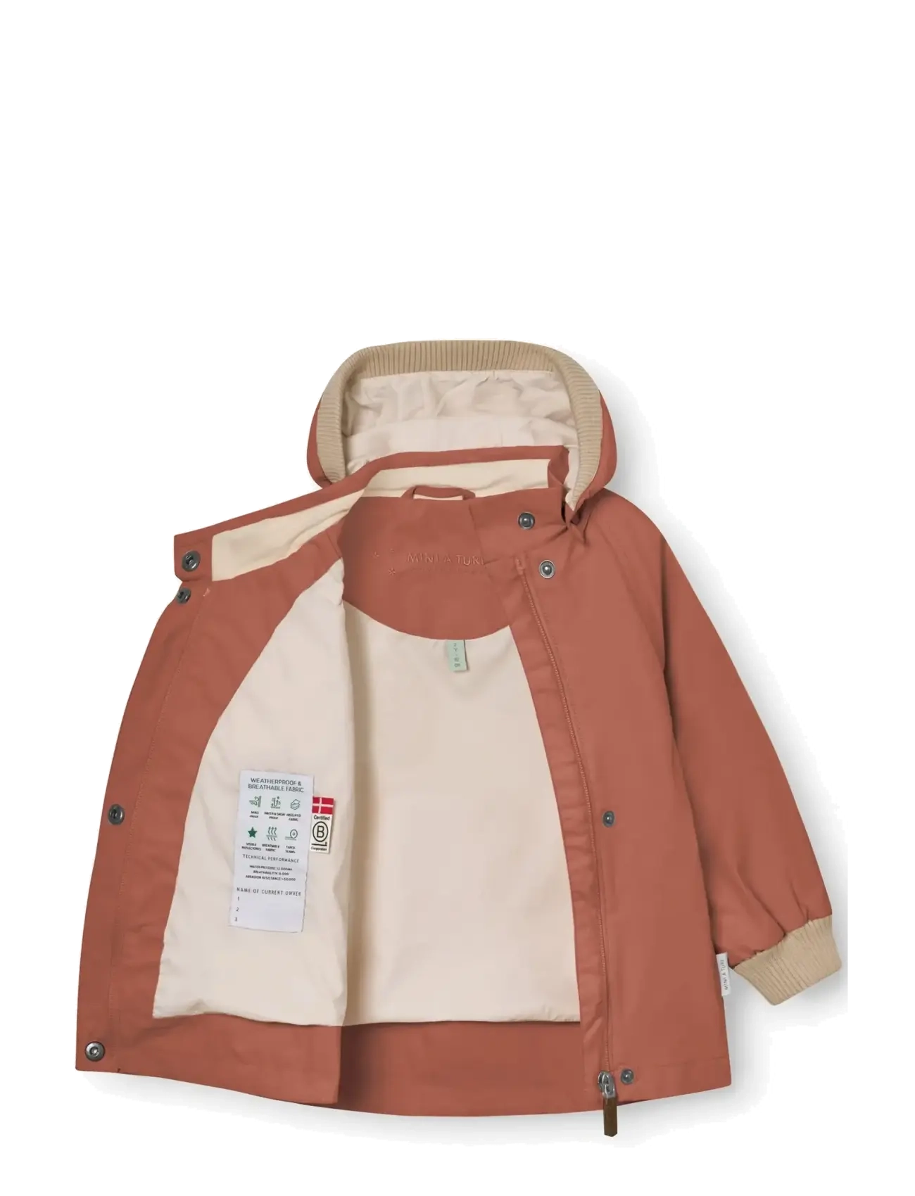MINI A TURE - MATWAI jacket. GRS - anoraker - rustic brown - 2