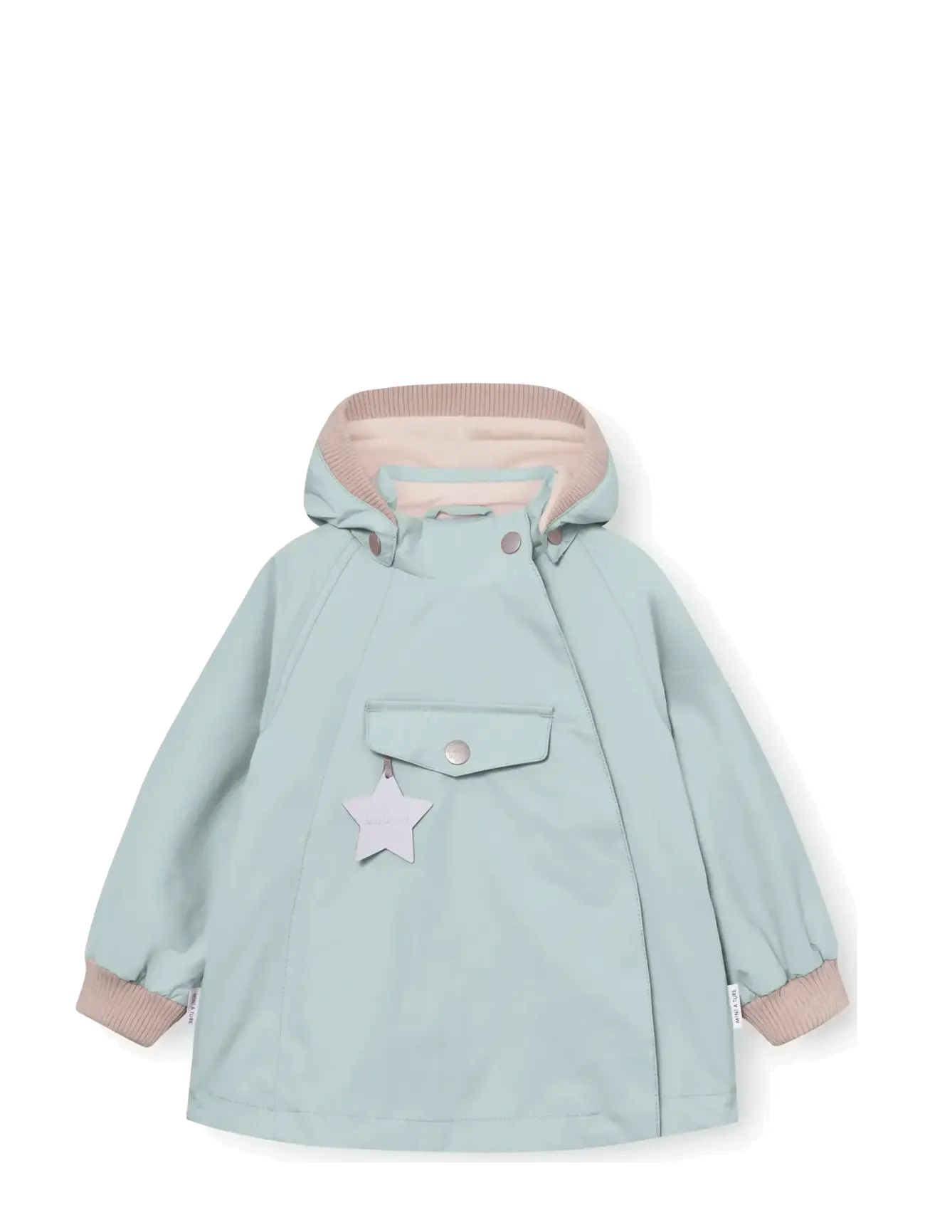 MINI A TURE - MATWAI fleece lined jacket. GRS - anorakker - cloud blue - 0