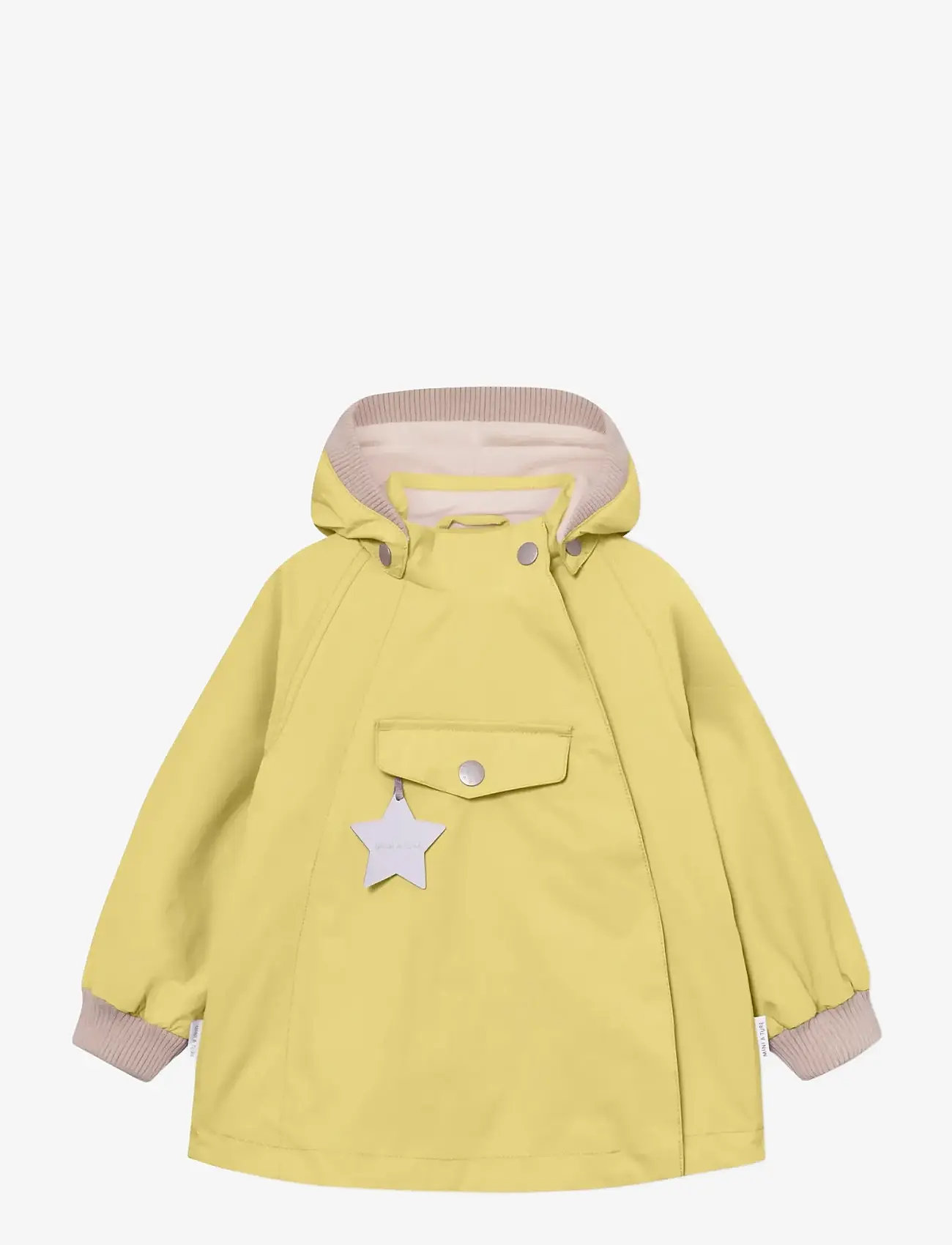 MINI A TURE - MATWAI fleece lined jacket. GRS - anorakker - dusky citron - 0