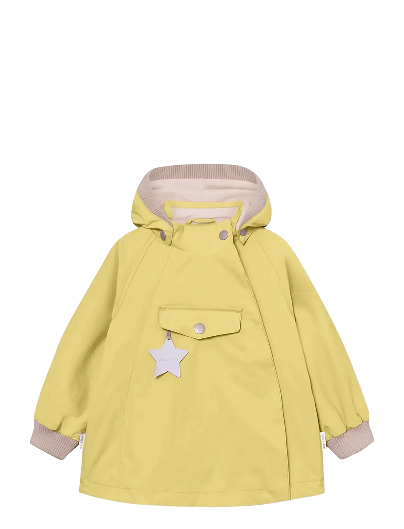 MINI A TURE - MATWAI fleece lined jacket. GRS - anorakker - dusky citron - 0