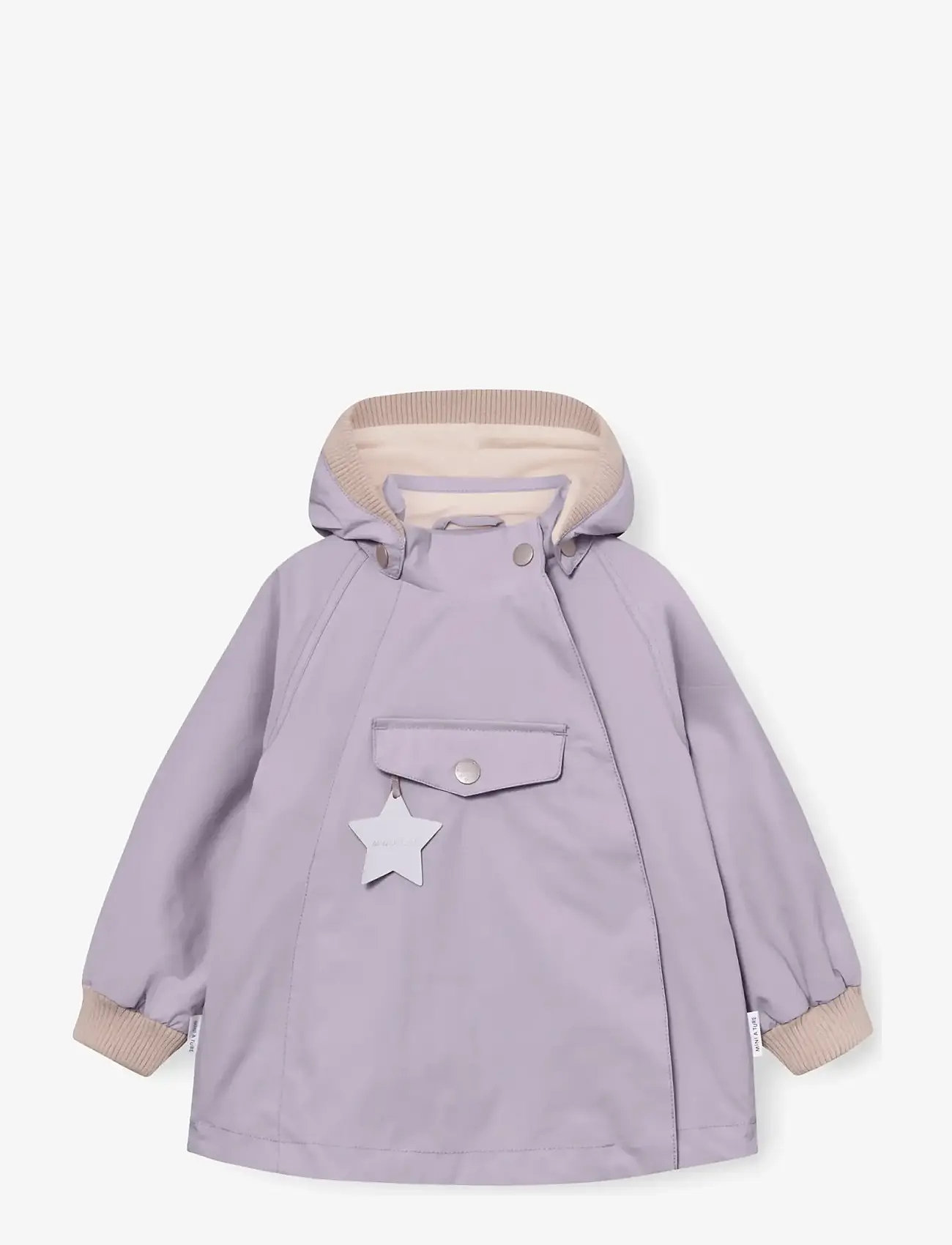 MINI A TURE - MATWAI fleece lined jacket. GRS - anorakid - minimal lilac - 0