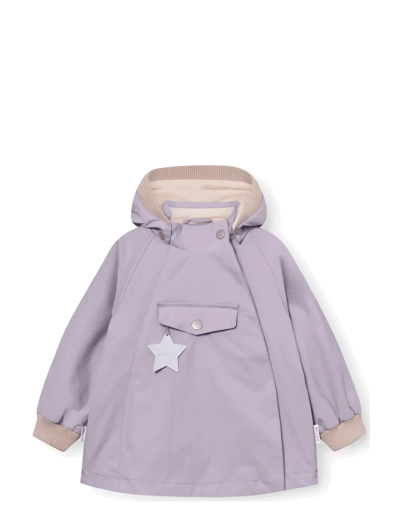 MINI A TURE MATWAI fleece lined jacket. GRS - Jakker - MINIMAL LILAC / purple