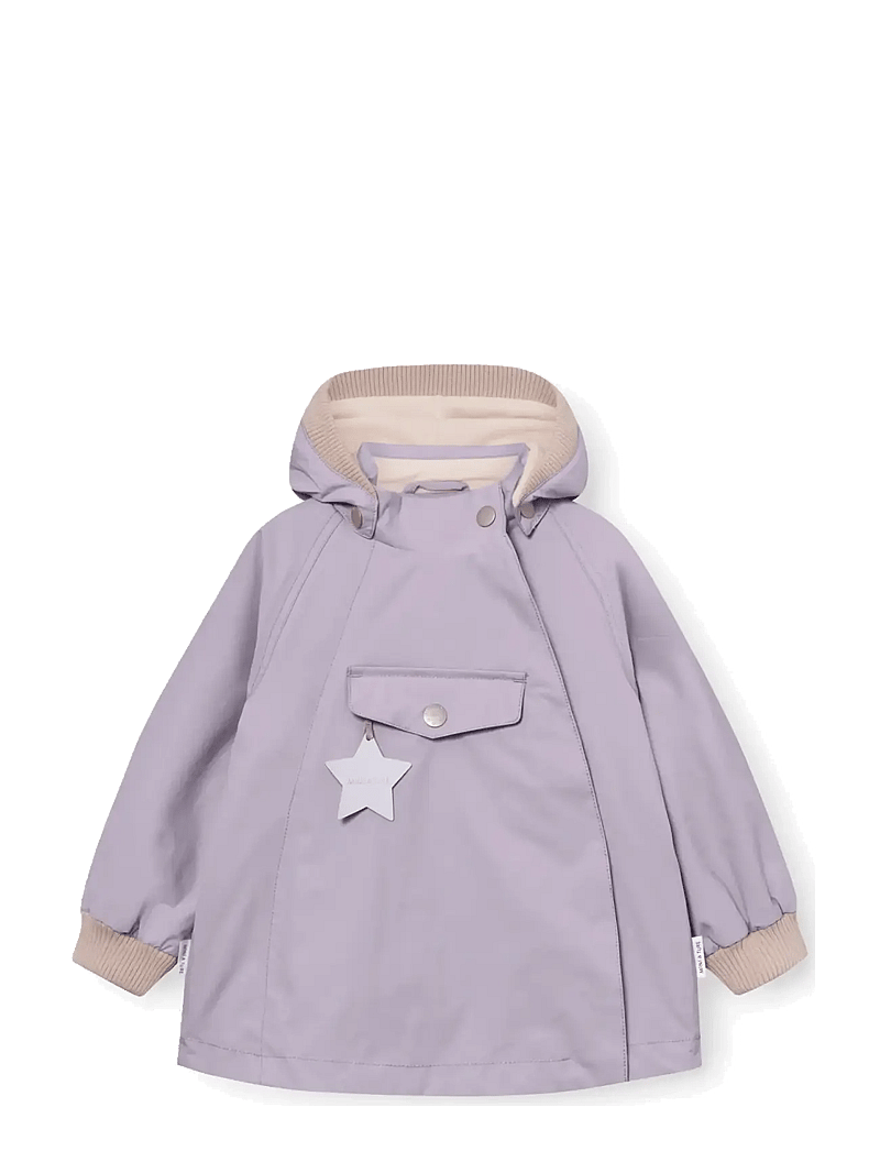 MINI A TURE - MATWAI fleece lined jacket. GRS - anorakid - minimal lilac - 0