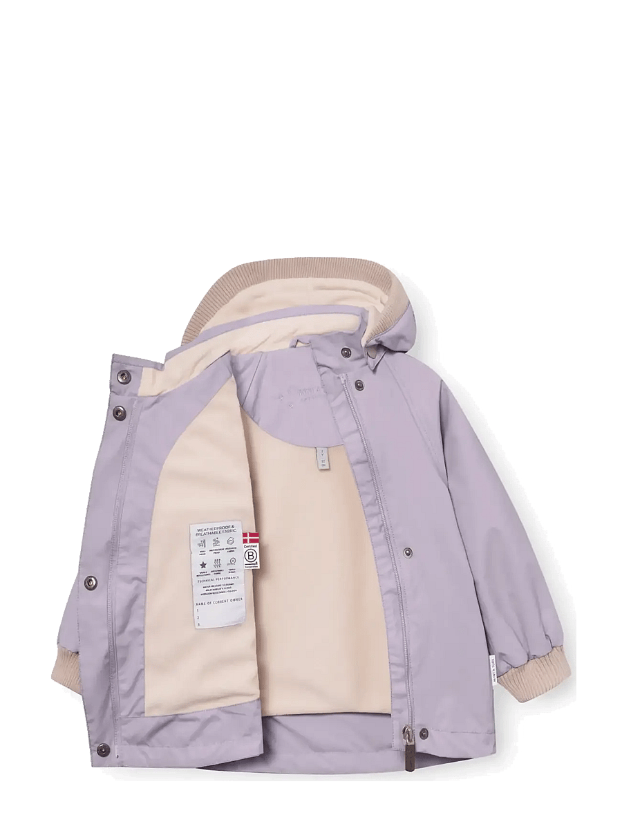 MINI A TURE - MATWAI fleece lined jacket. GRS - anorak tipo striukės - minimal lilac - 2