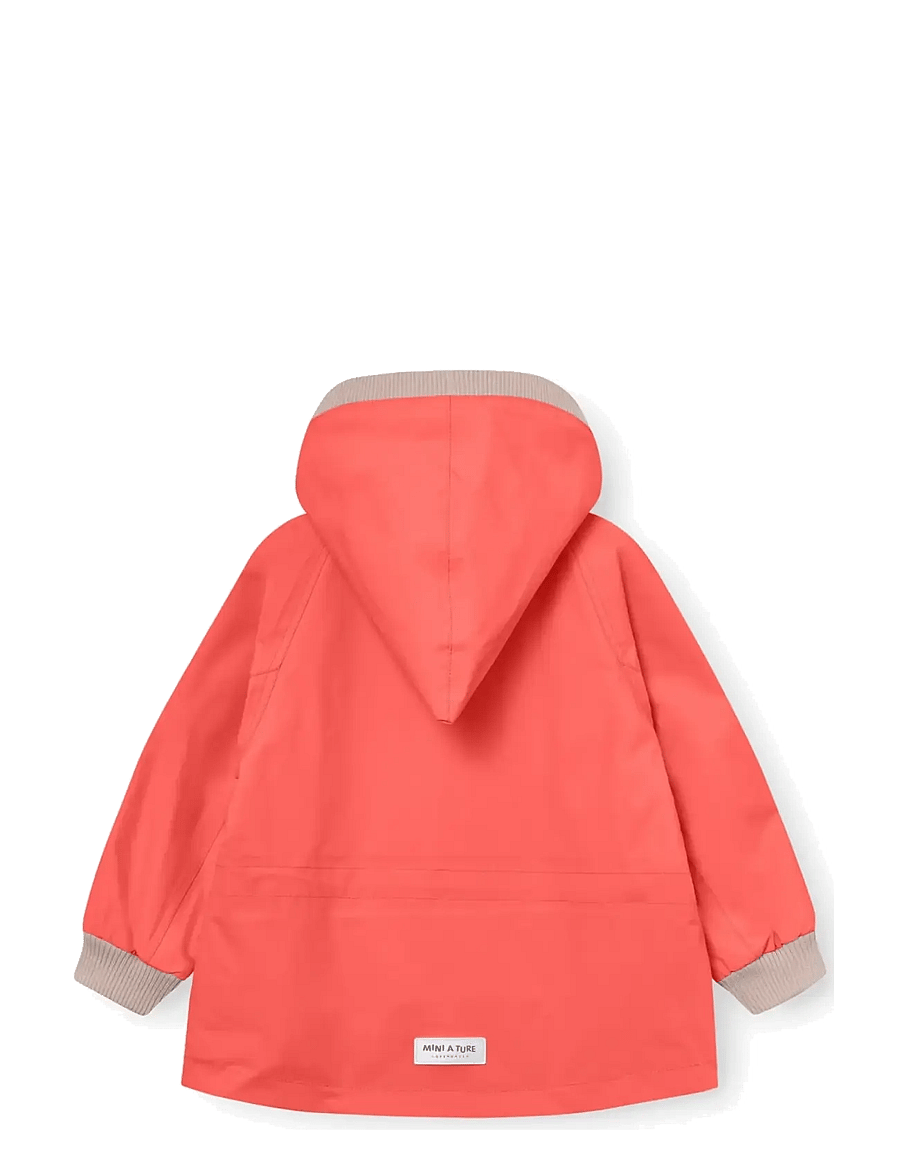 MINI A TURE - MATWAI fleece lined jacket. GRS - anorakker - paprika red - 1