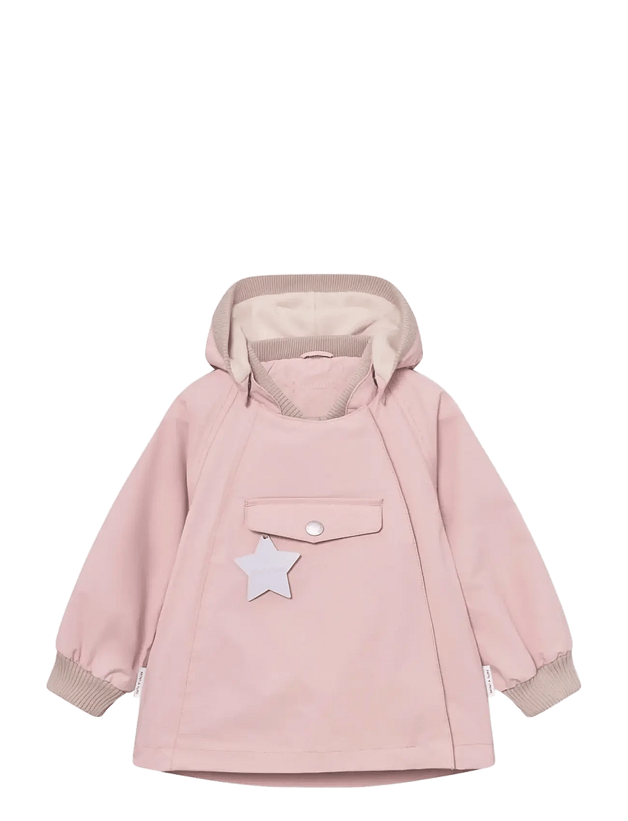 MINI A TURE - MATWAI fleece lined jacket. GRS - anoraks - rose smoke - 0