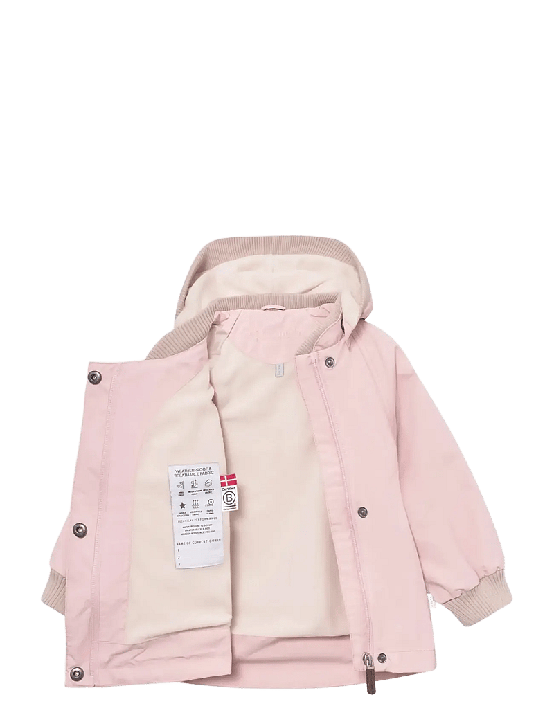 MINI A TURE - MATWAI fleece lined jacket. GRS - anorakid - rose smoke - 2