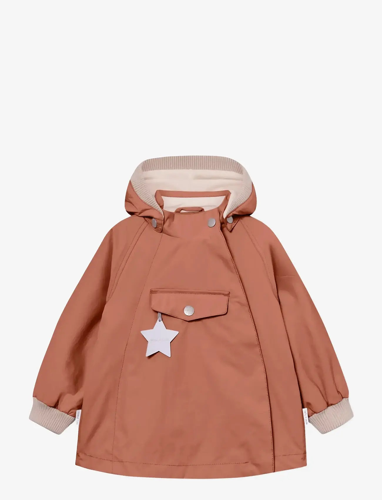 MINI A TURE - MATWAI fleece lined jacket. GRS - anorakker - rustic brown - 0